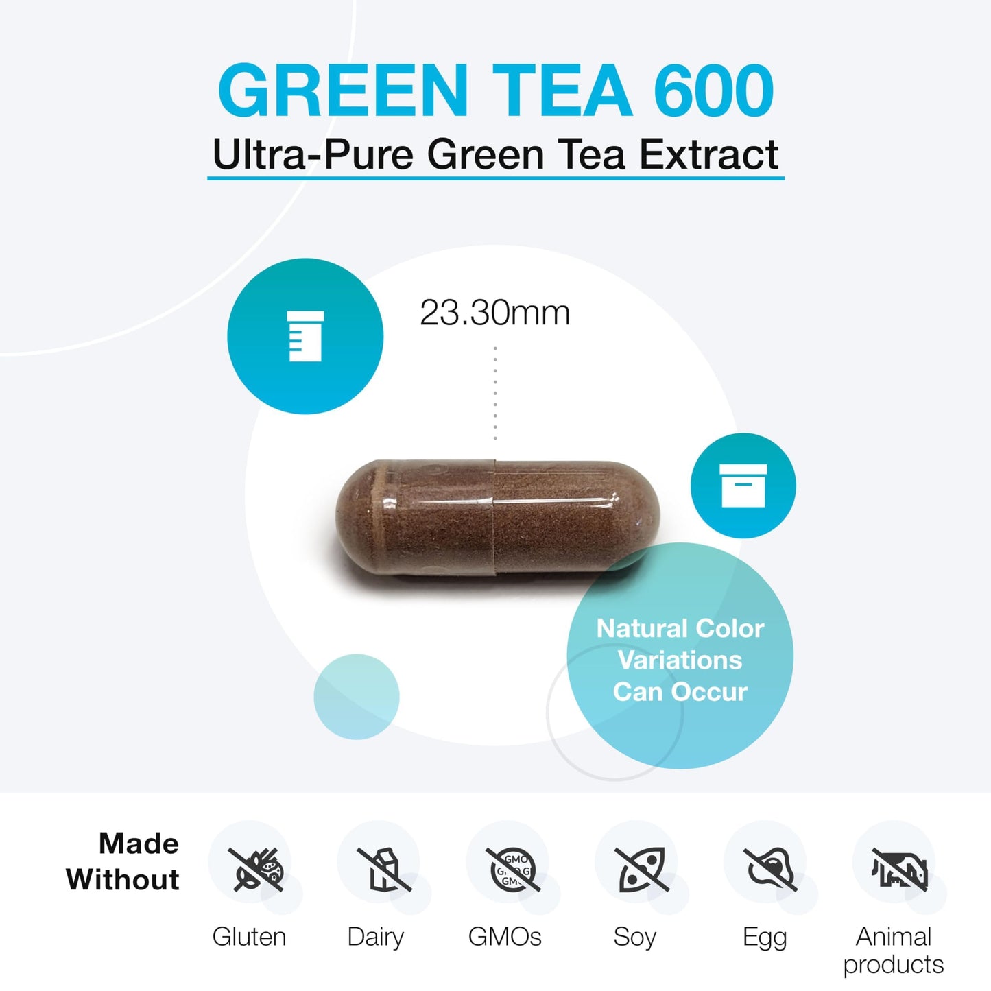 XYMOGEN Green Tea 600 - Antioxidant & Immune Support, 60 Capsules