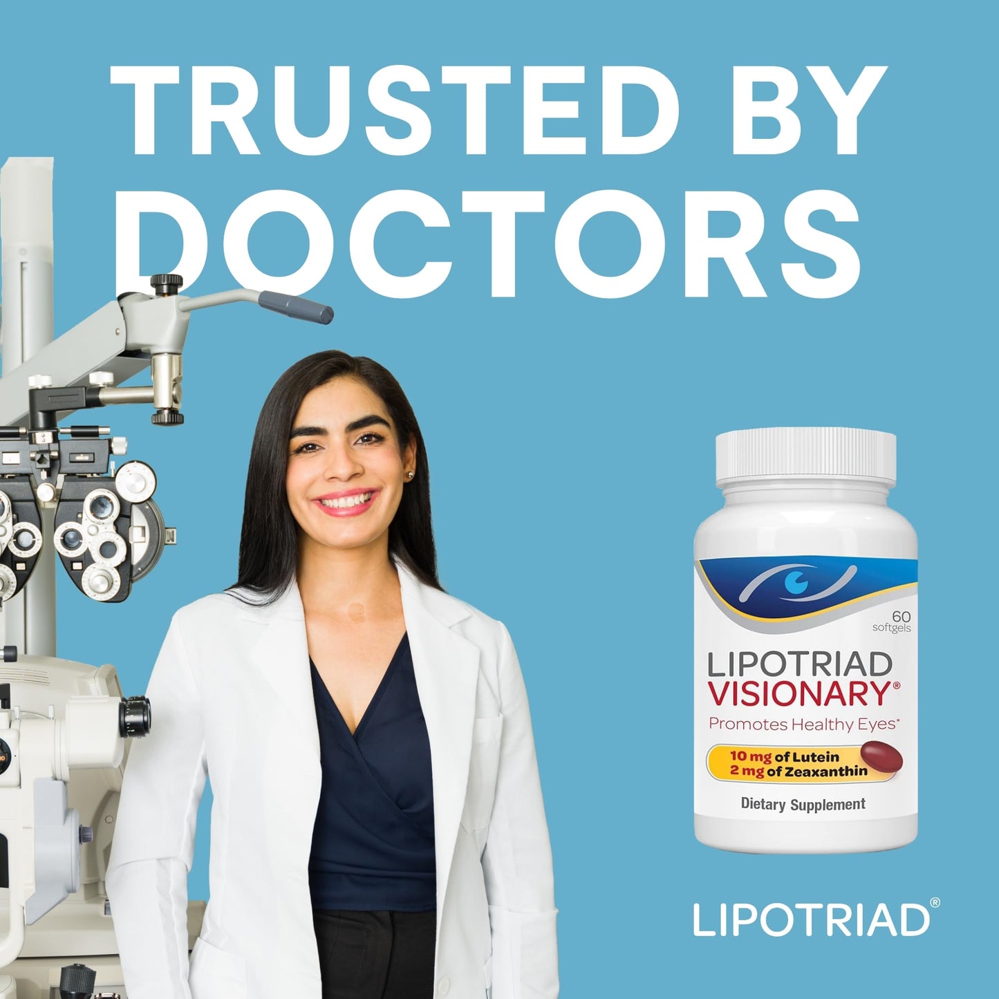 Lipotriad Visionary Eye Vitamins, 60 Capsules