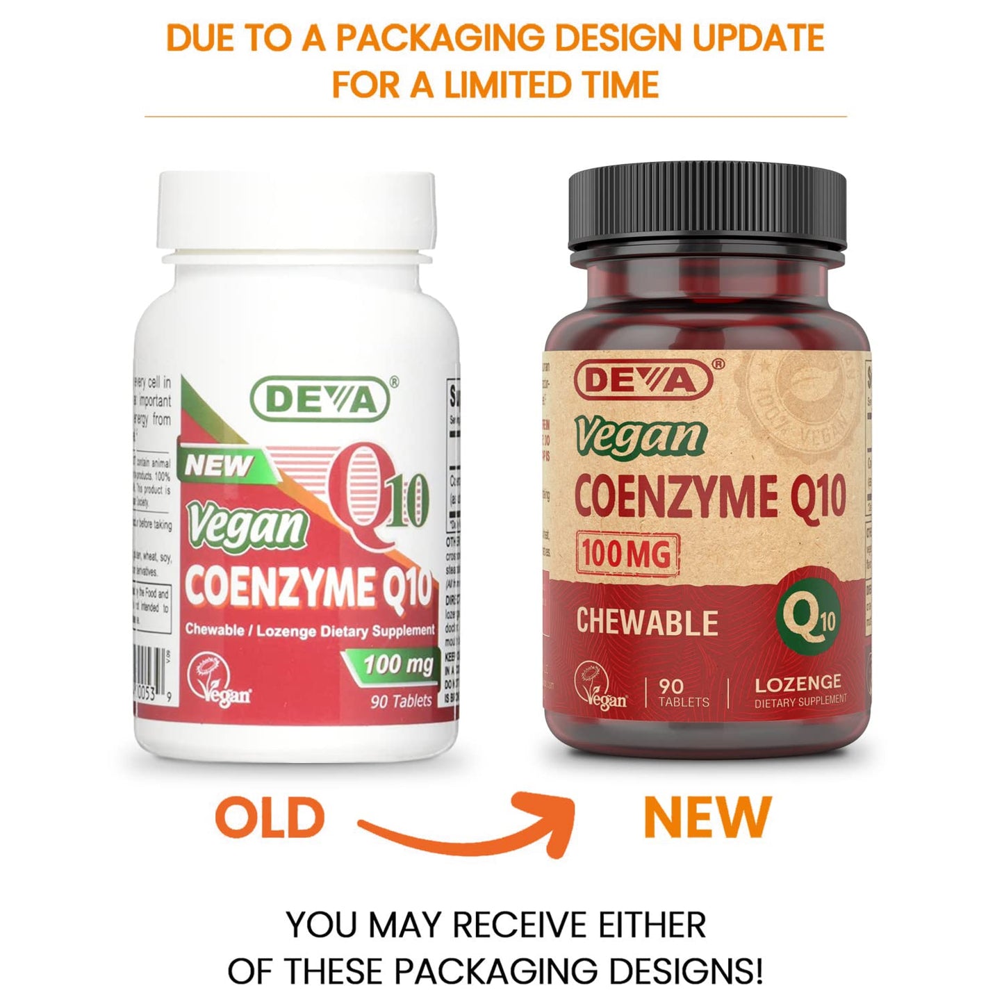 DEVA Coenzyme Q10 100mg Tablets 90 Count