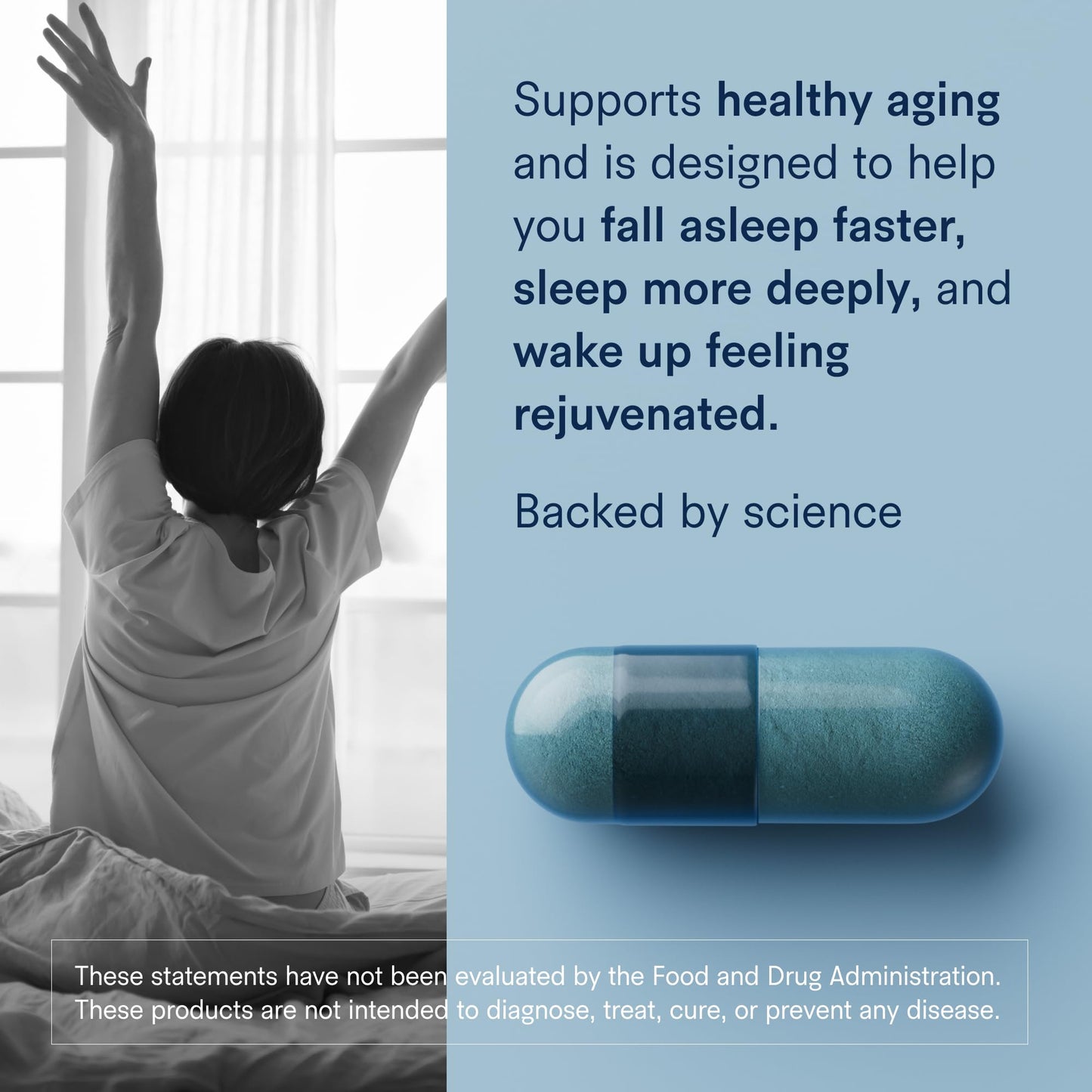 Tally Health Restore Better Sleep Supplement Capsule, 90 Capsules