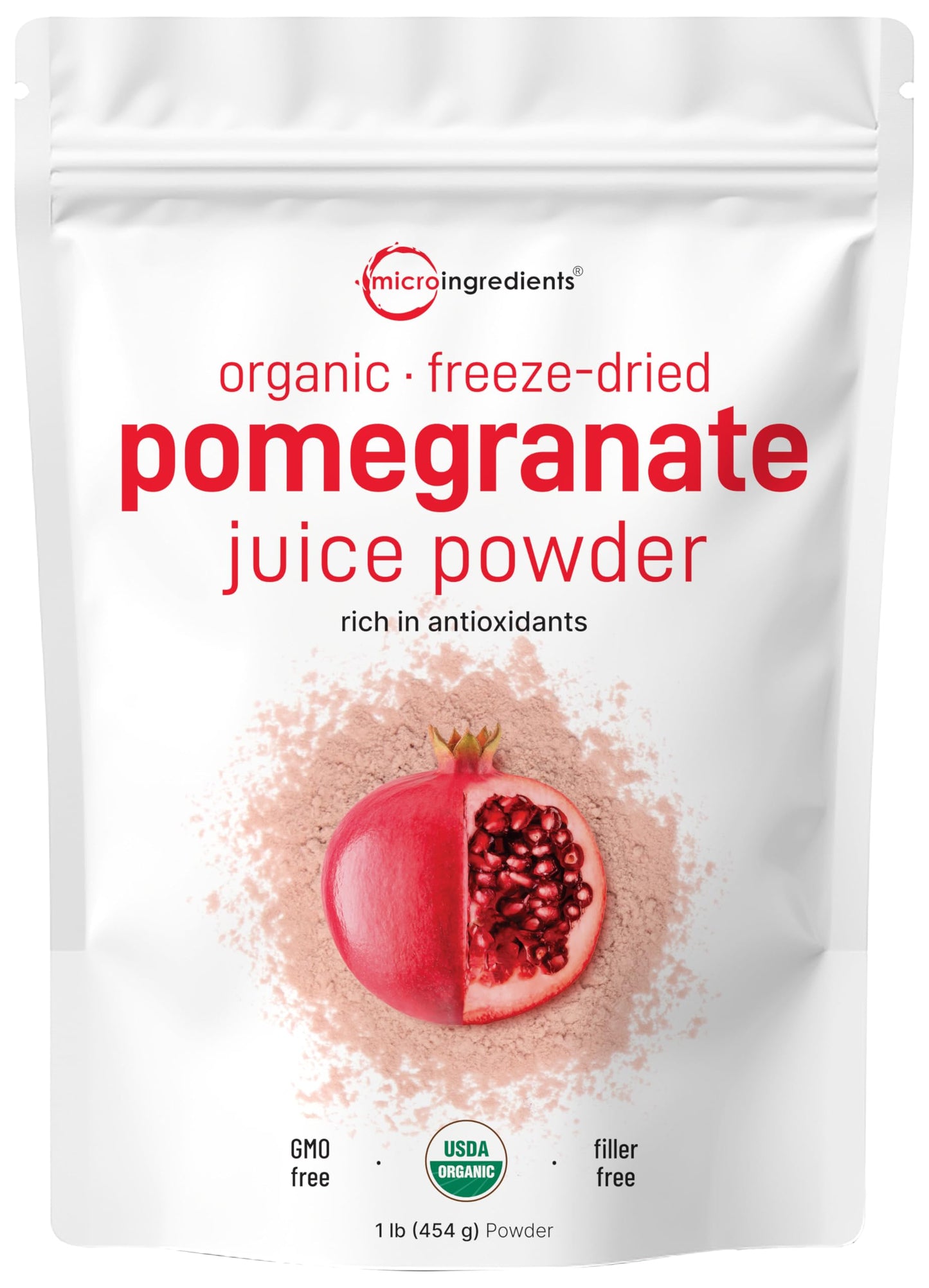 Micro Ingredients Organic Pomegranate Juice Powder 16 oz