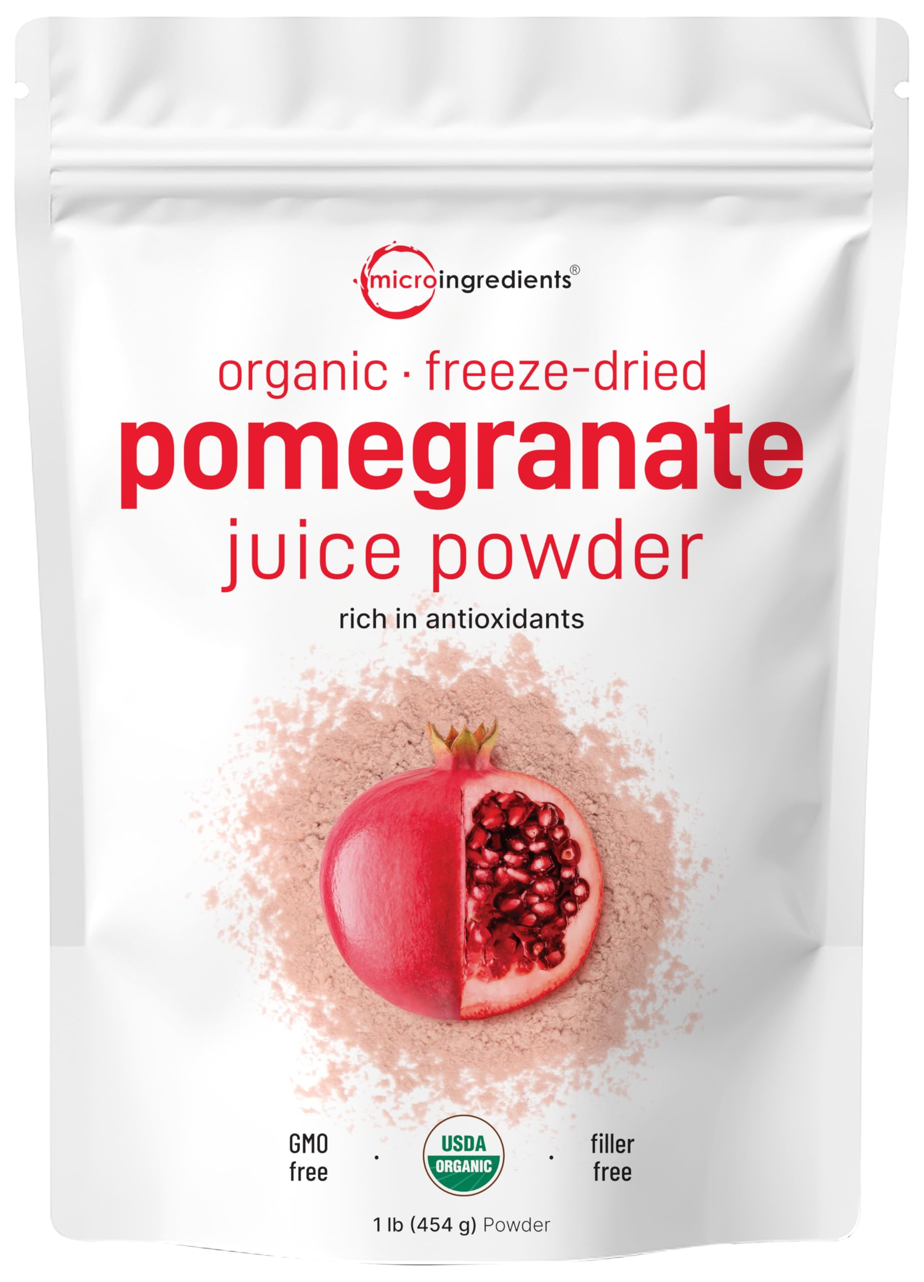 Micro Ingredients Organic Pomegranate Juice Powder 16 oz