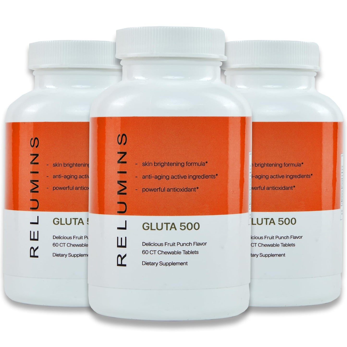 Relumins Gluta 500 Chewable Tablets 180 Tablets