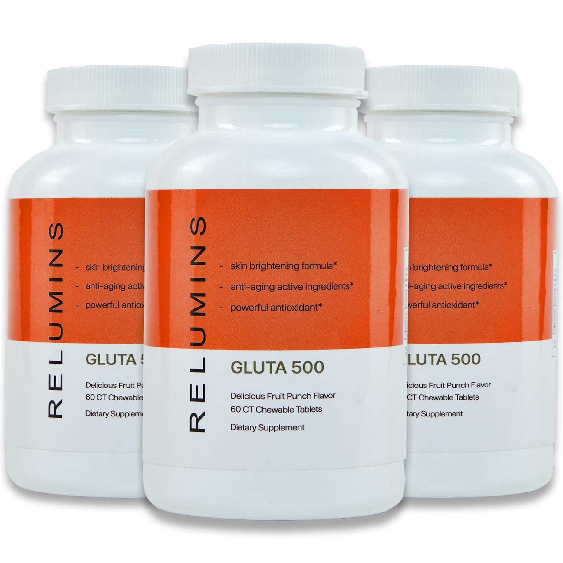 Relumins Gluta 500 Chewable Tablets 180 Tablets