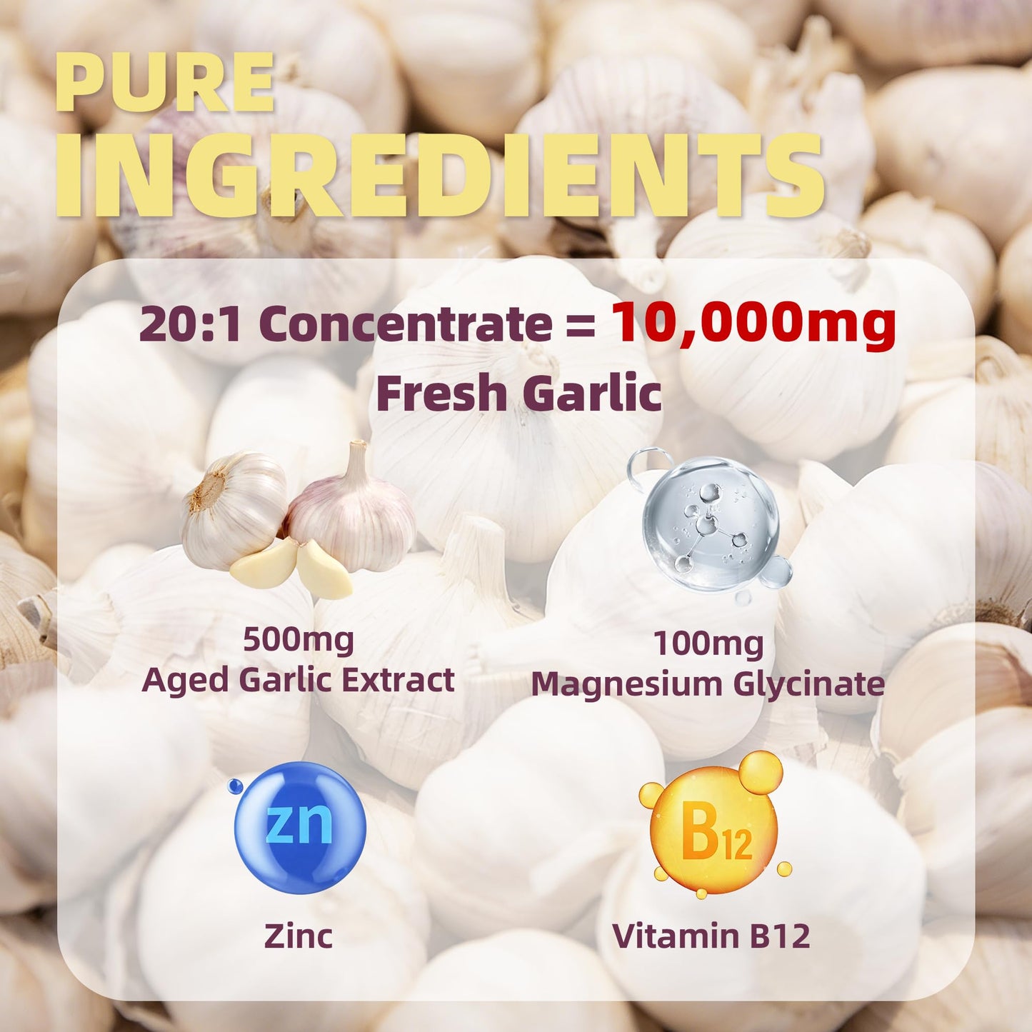 VerdiGusto 4-in-1 Aged Garlic Extract Softgels, 300 Count