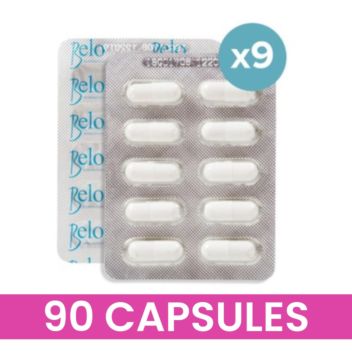 Belo Essentials Glutathione Collagen Advanced Skin Support Beauty Capsule Supplement 30 Capsules