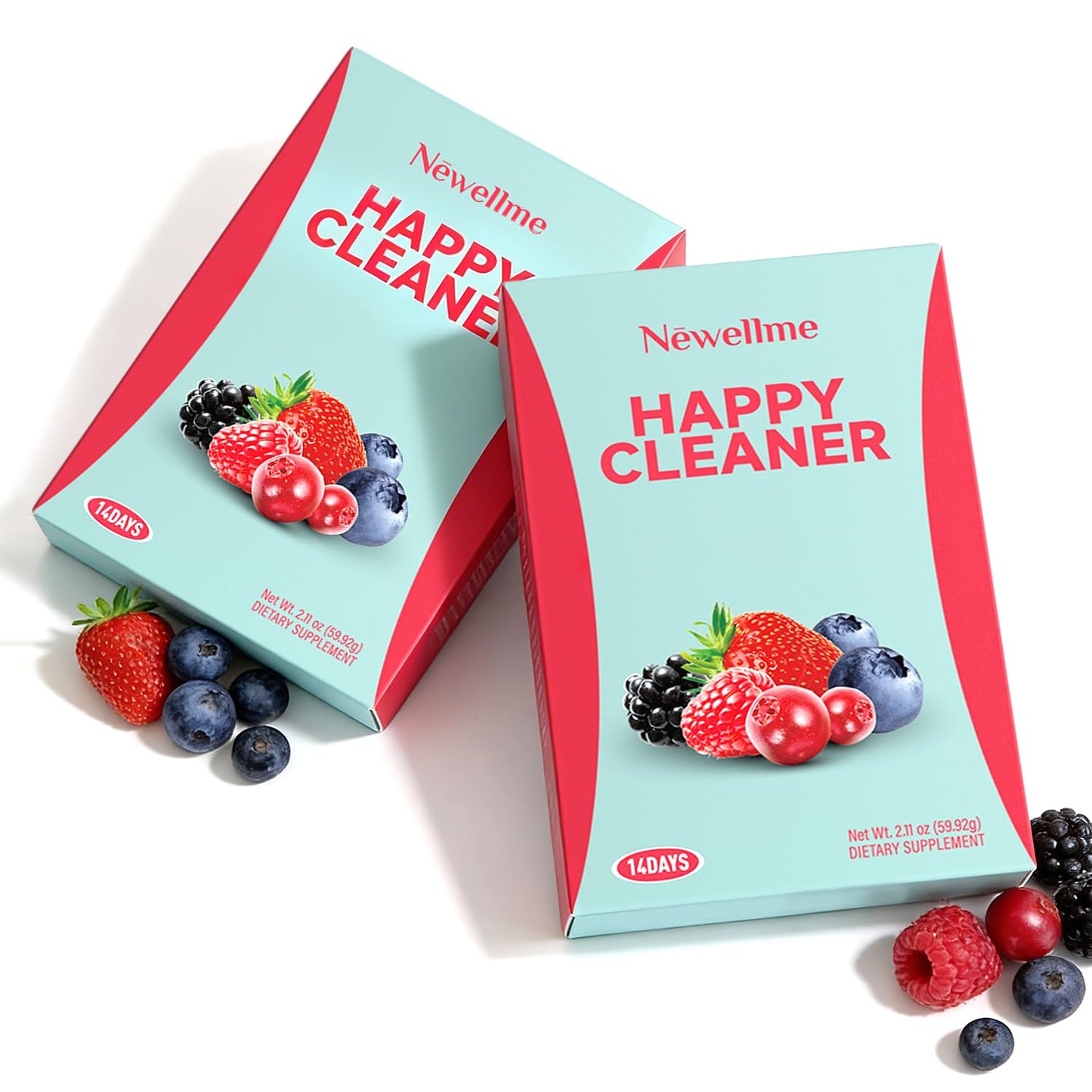 NEWELLME Happy Cleaner Superfood Powder, 8.8 Ounces