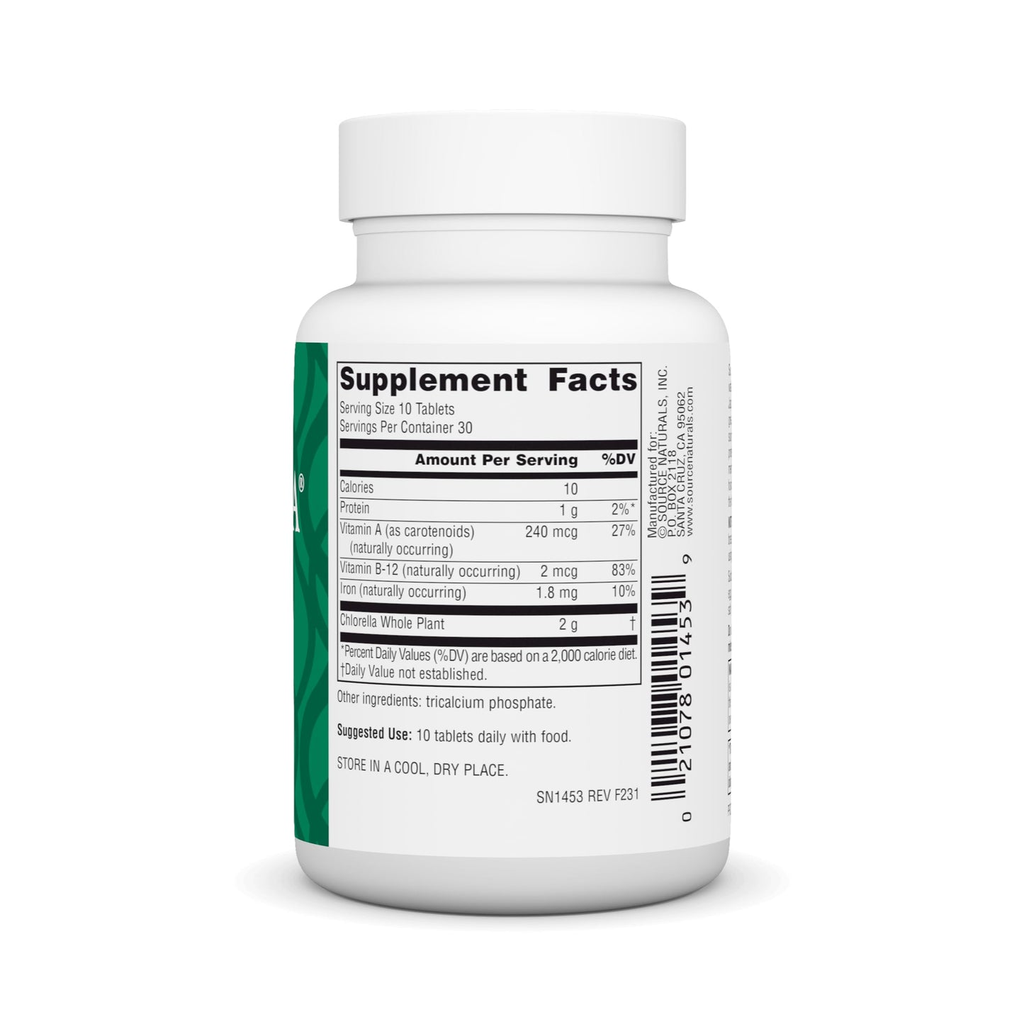 Source Naturals Yaeyama Chlorella Tablets 300