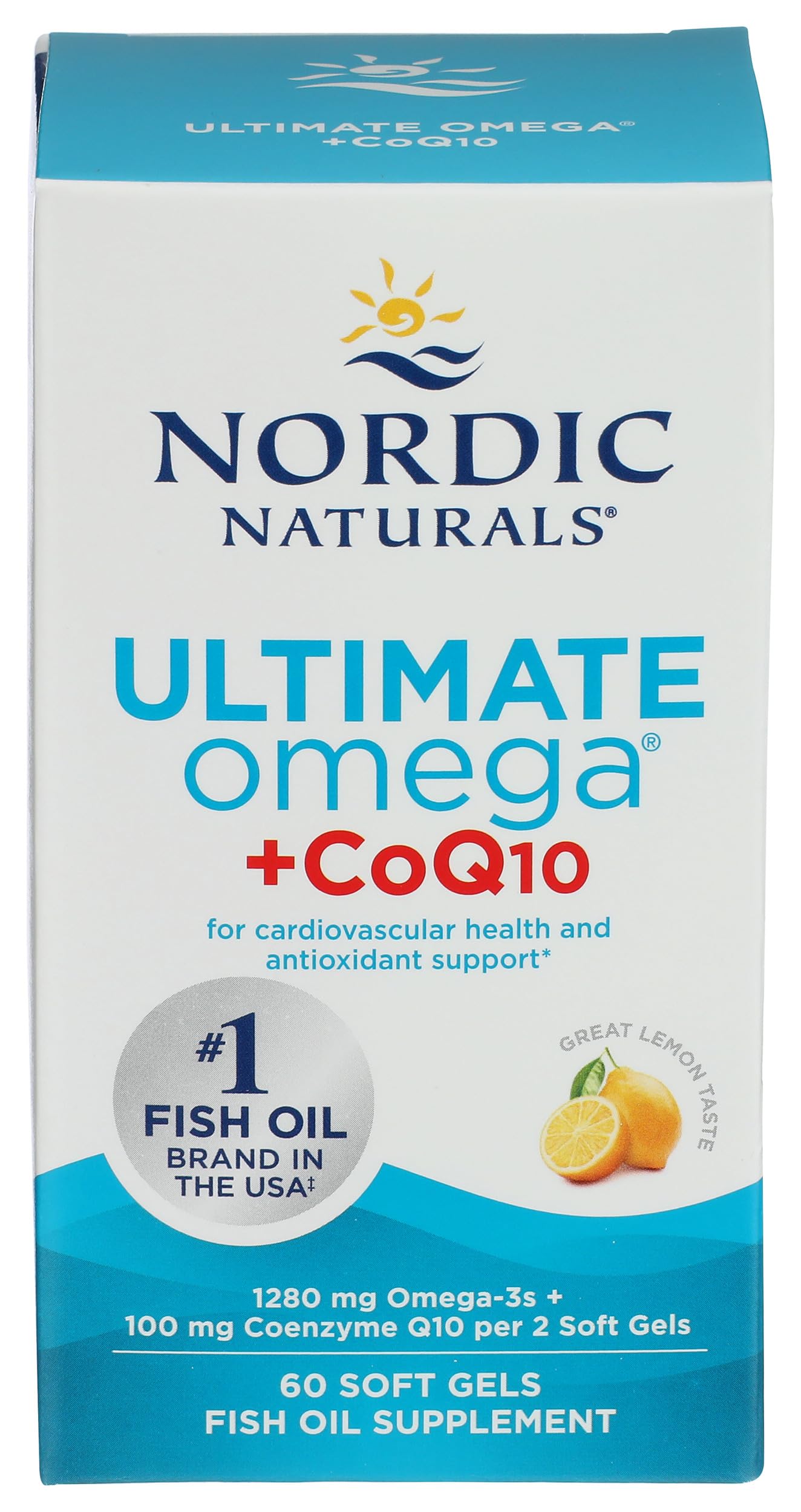 Nordic Naturals Ultimate Omega + CoQ10 Capsule 60 Count