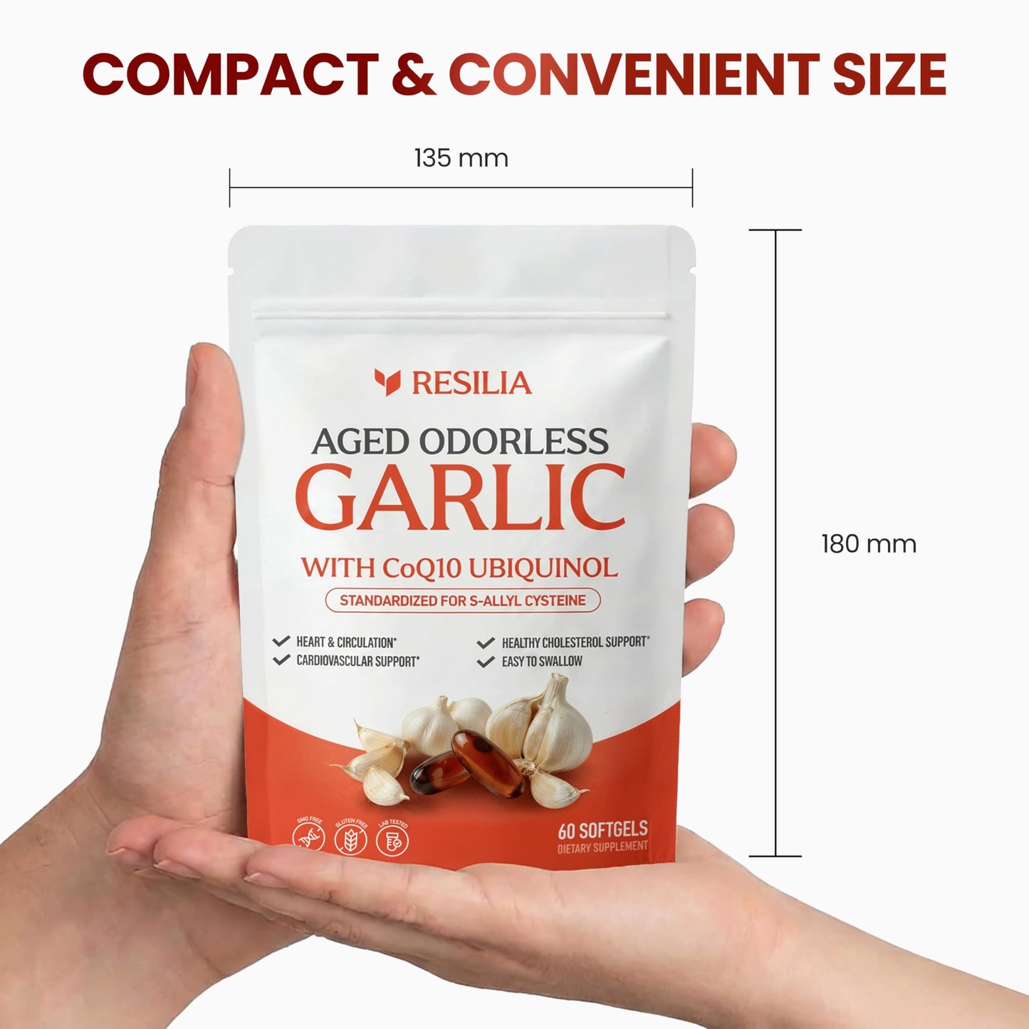 Resilia Oil Of Oregano Garlic Extract 600mg Softgels 60 Count