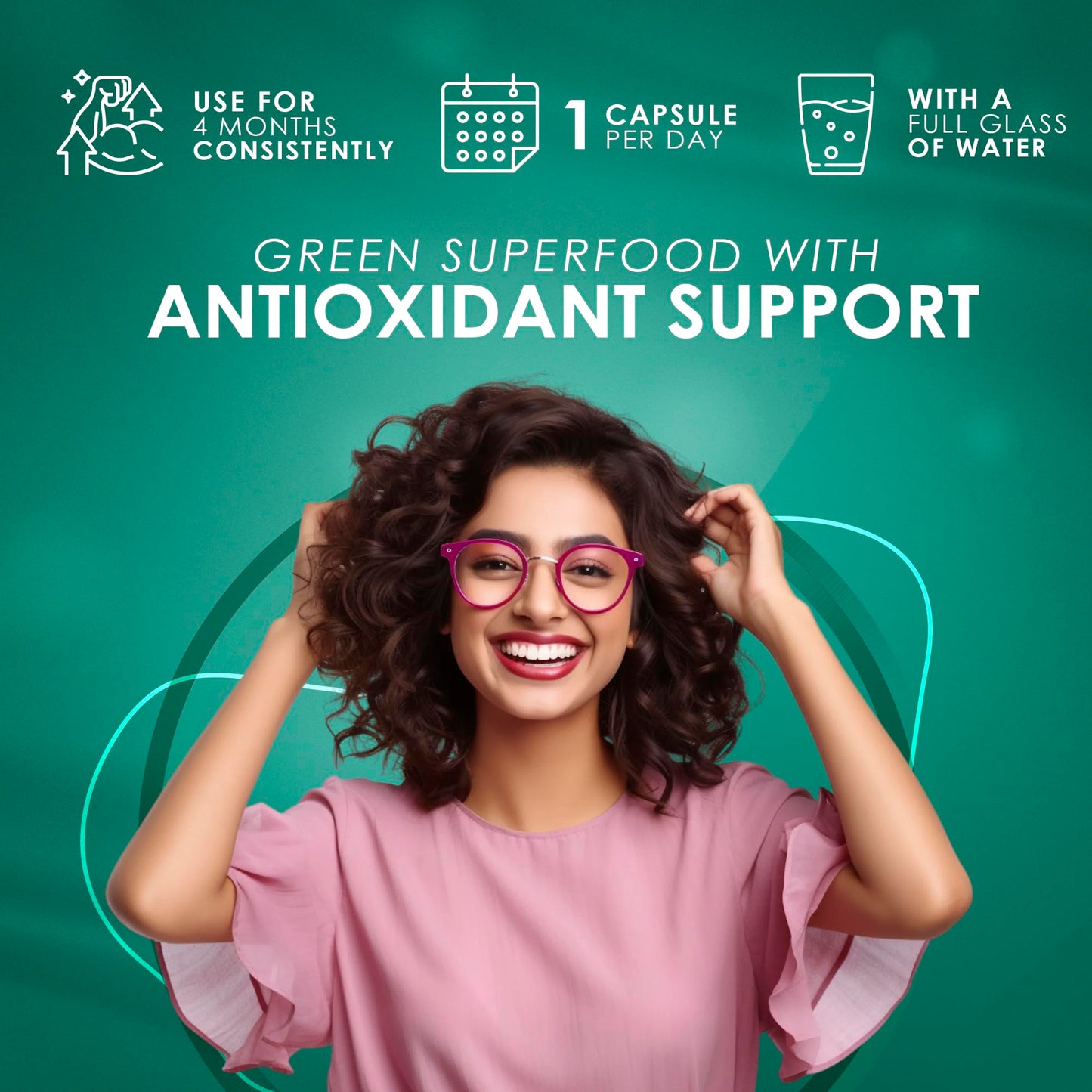Ambrosial Moringa 2000mg Capsules, Capsule, 120 Count