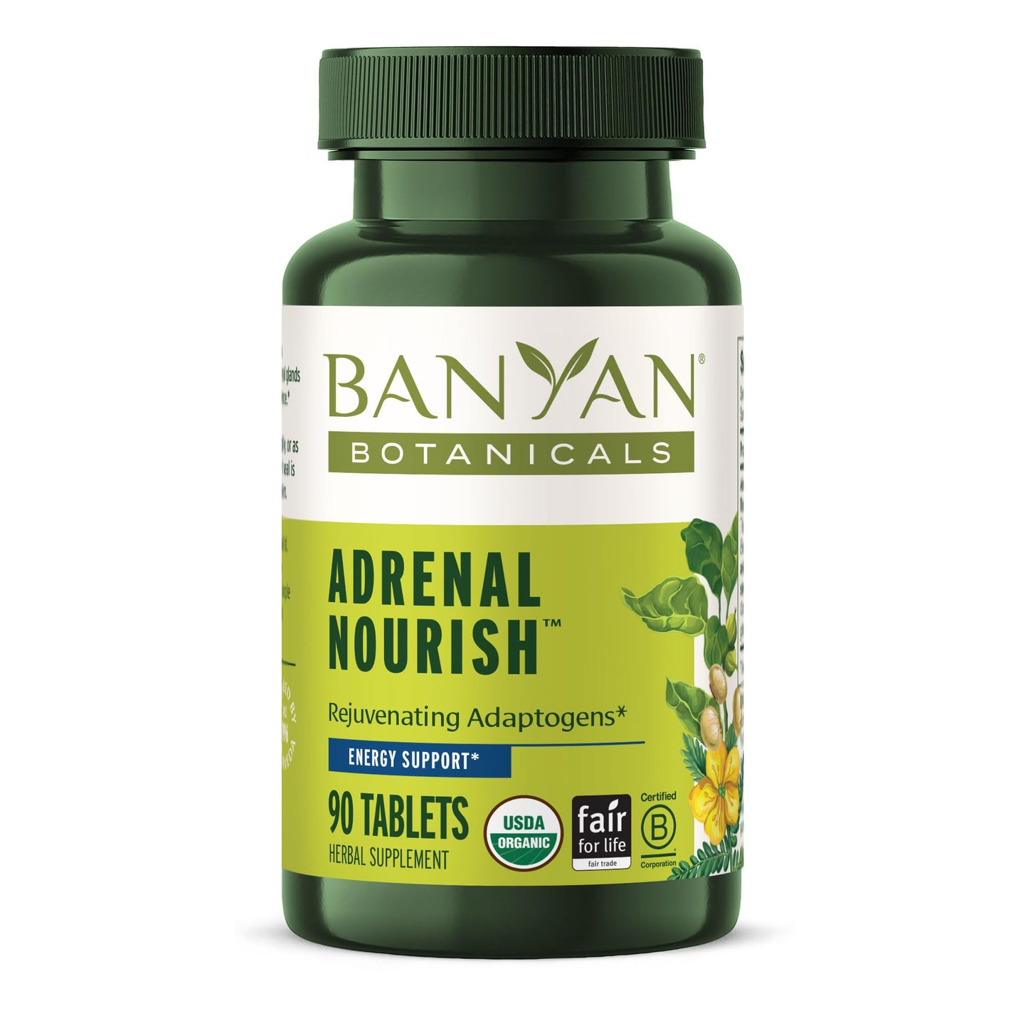 Banyan Botanicals Organic Adrenal Nourish Tablet 90 Tablets