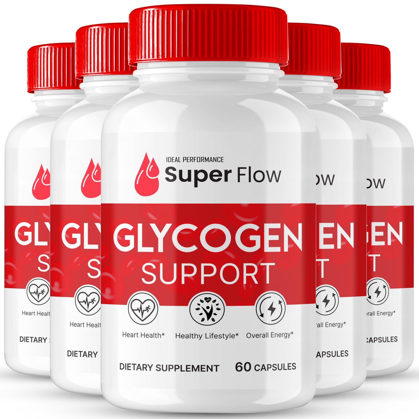 IDEAL PERFORMANCE Super Flow Glycogen Support Capsules, 300 Capsules