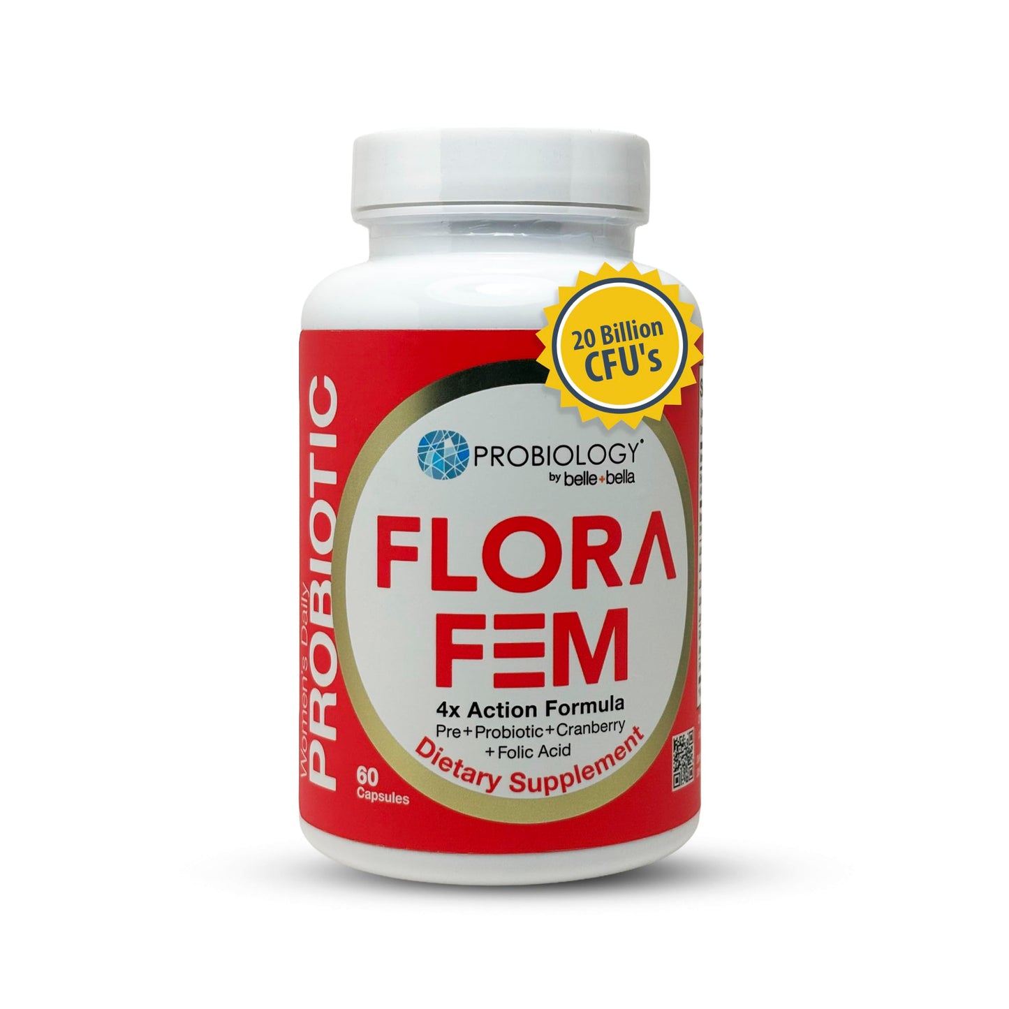 belle+bella Probiology Flora Fem 60 Capsules