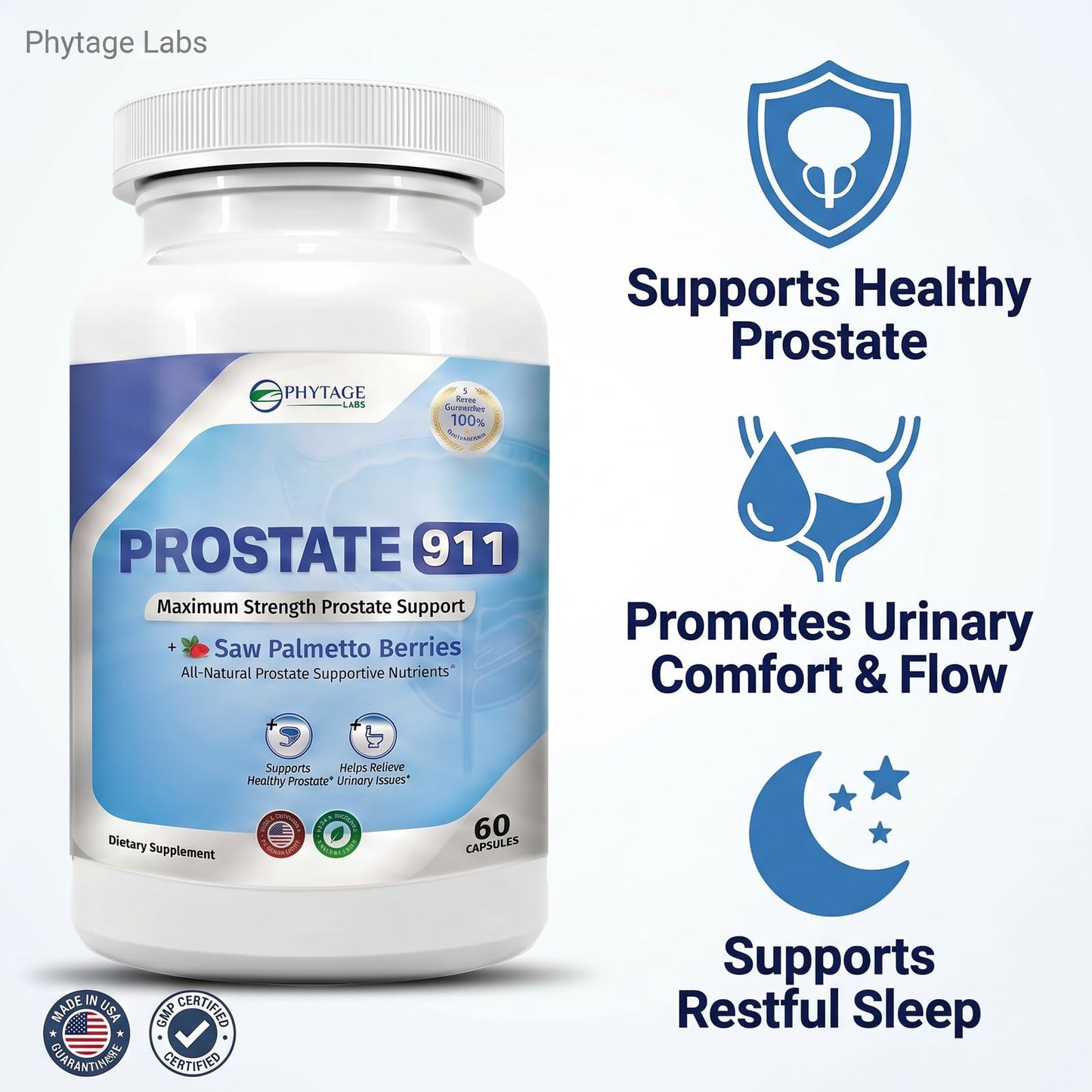 Phytage Labs Prostate 911 60 Capsules