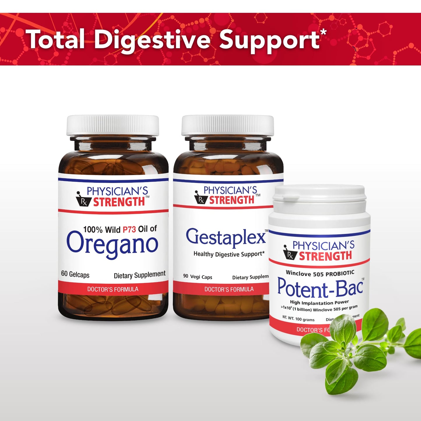 Physician's Strength Wild Oregano Gels Extra Strength Softgels, 120 Count