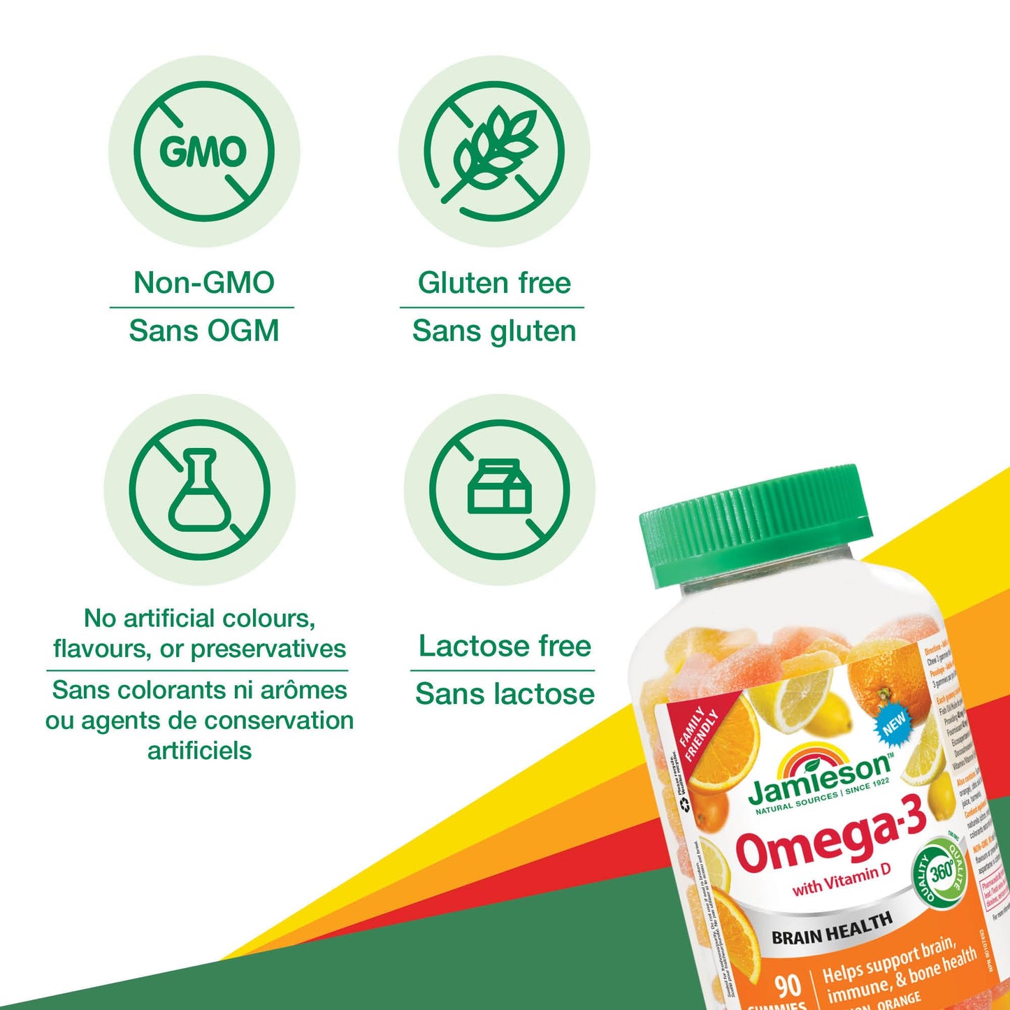 Jamieson Omega-3 Gummies 90 Count