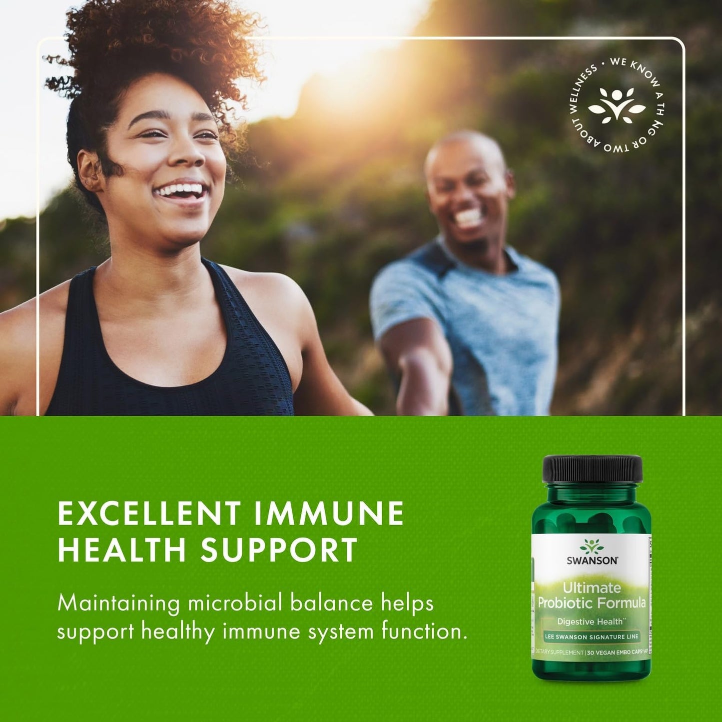 Swanson Ultimate Probiotic Formula Digestive Health Immune System Support 66 Billion CFU Prebiotic NutraFlora scFOS DRcaps Veggie Capsules, 120 Capsules