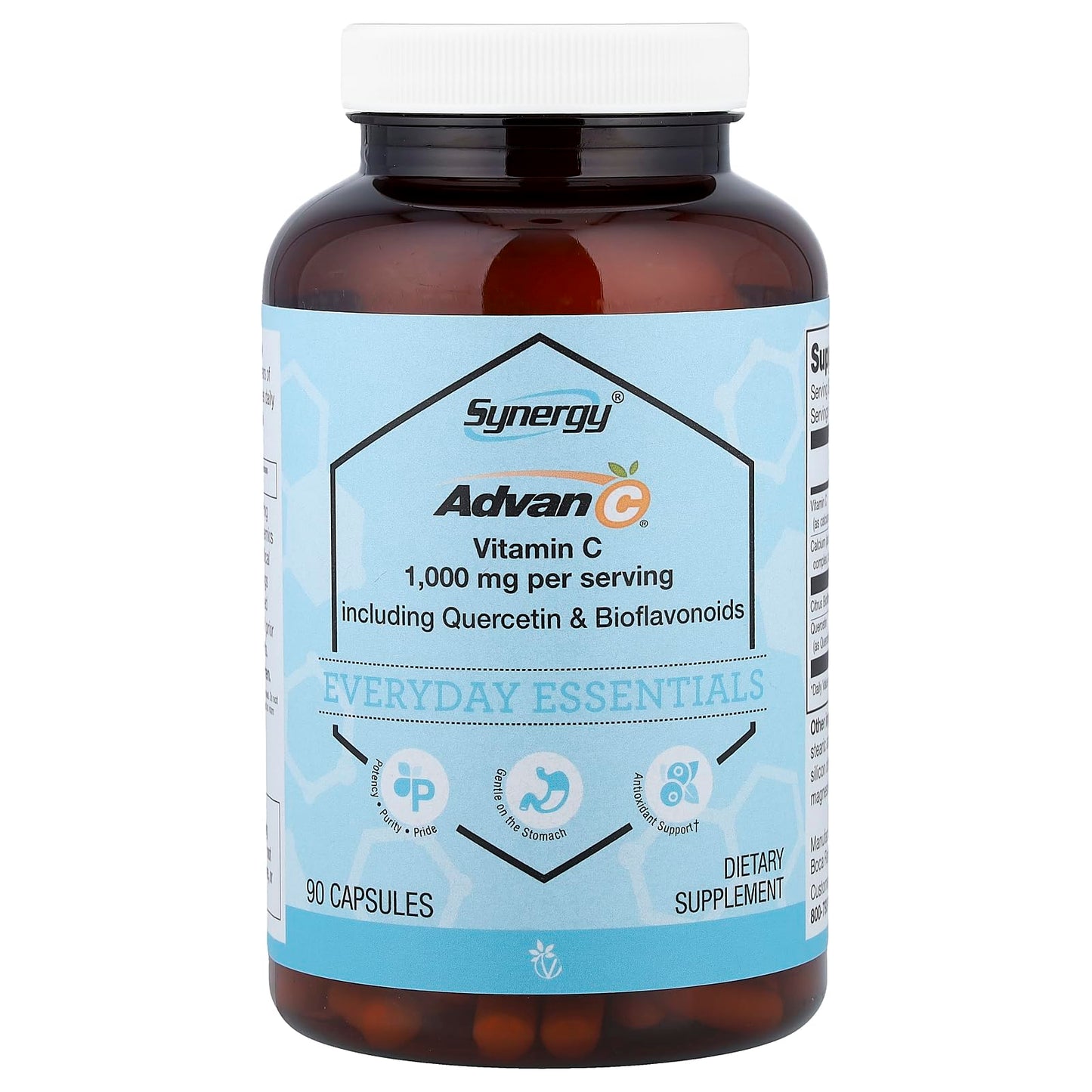 Vitacost Brand Synergy Advan-C Including Quercetin & Bioflavonoids 90 Capsules