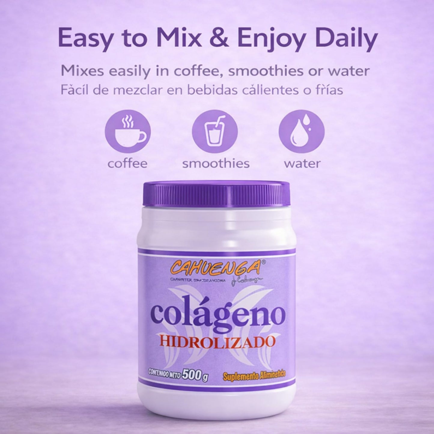 Tu Salud Plus CAHUENGA Hydrolyzed Collagen Powder 500g, 18