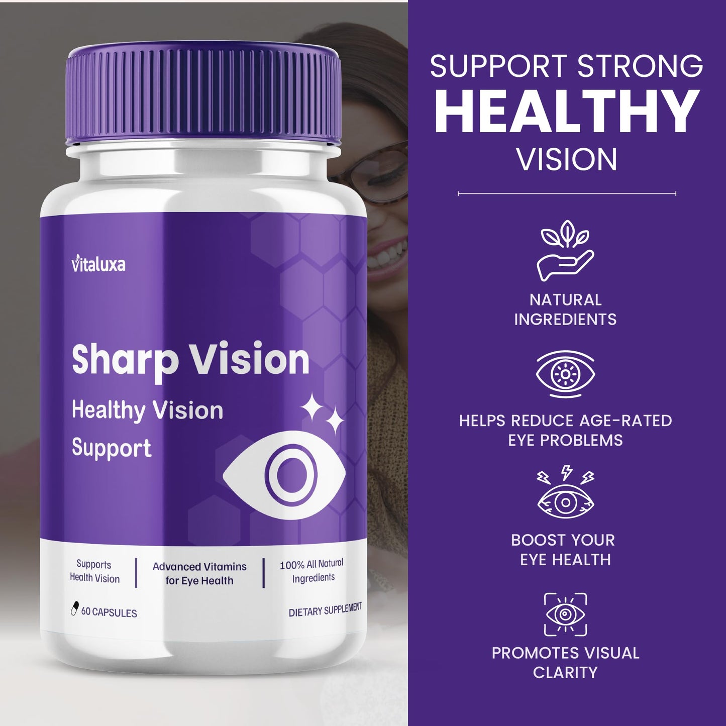 Vitaluxa Sharp Vision 120 Capsules