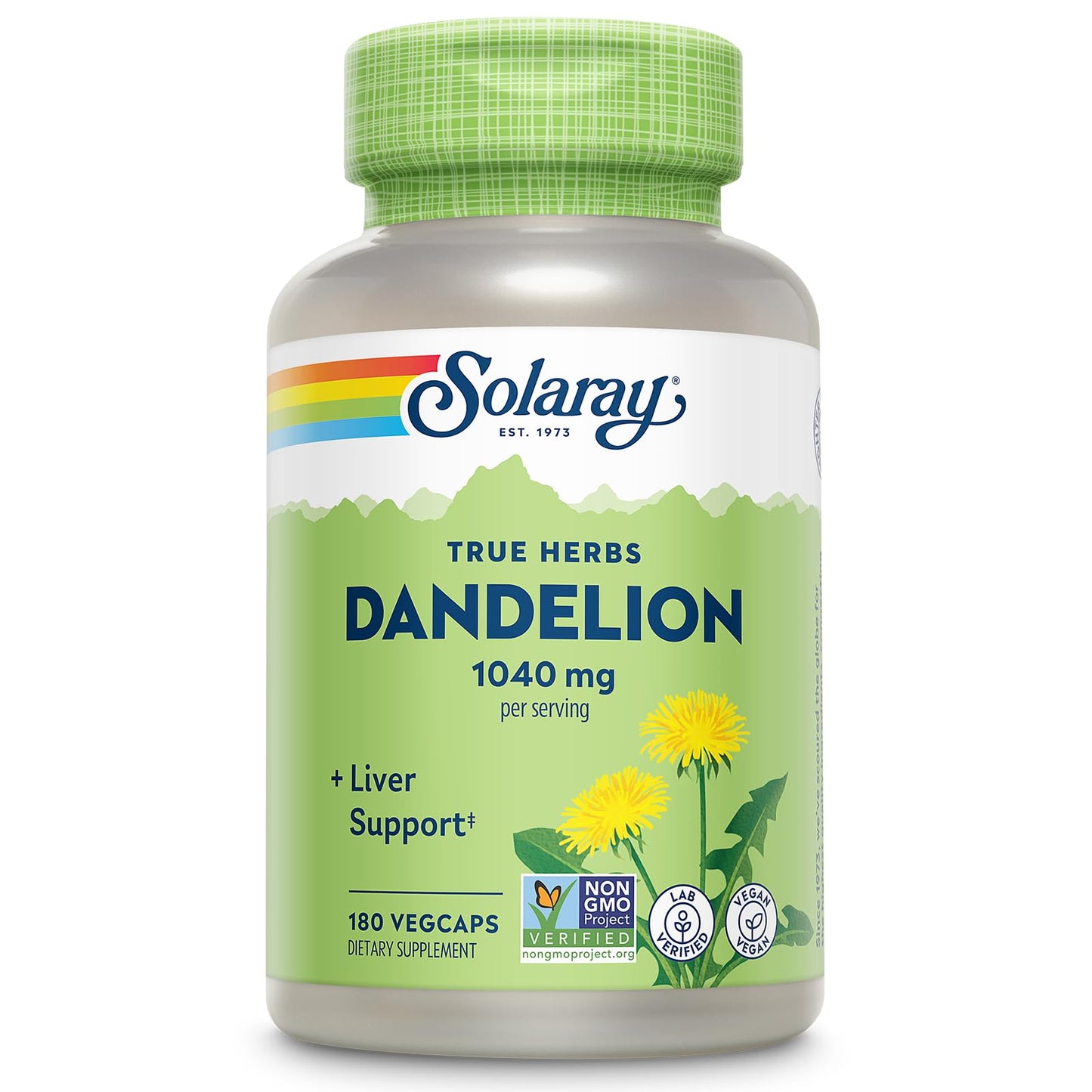Solaray Dandelion Root Supplement Capsule - 180 Count