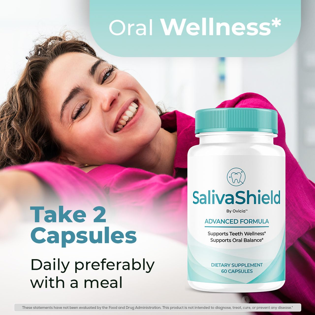 OVICIA SalivaShield Capsules 60 Count