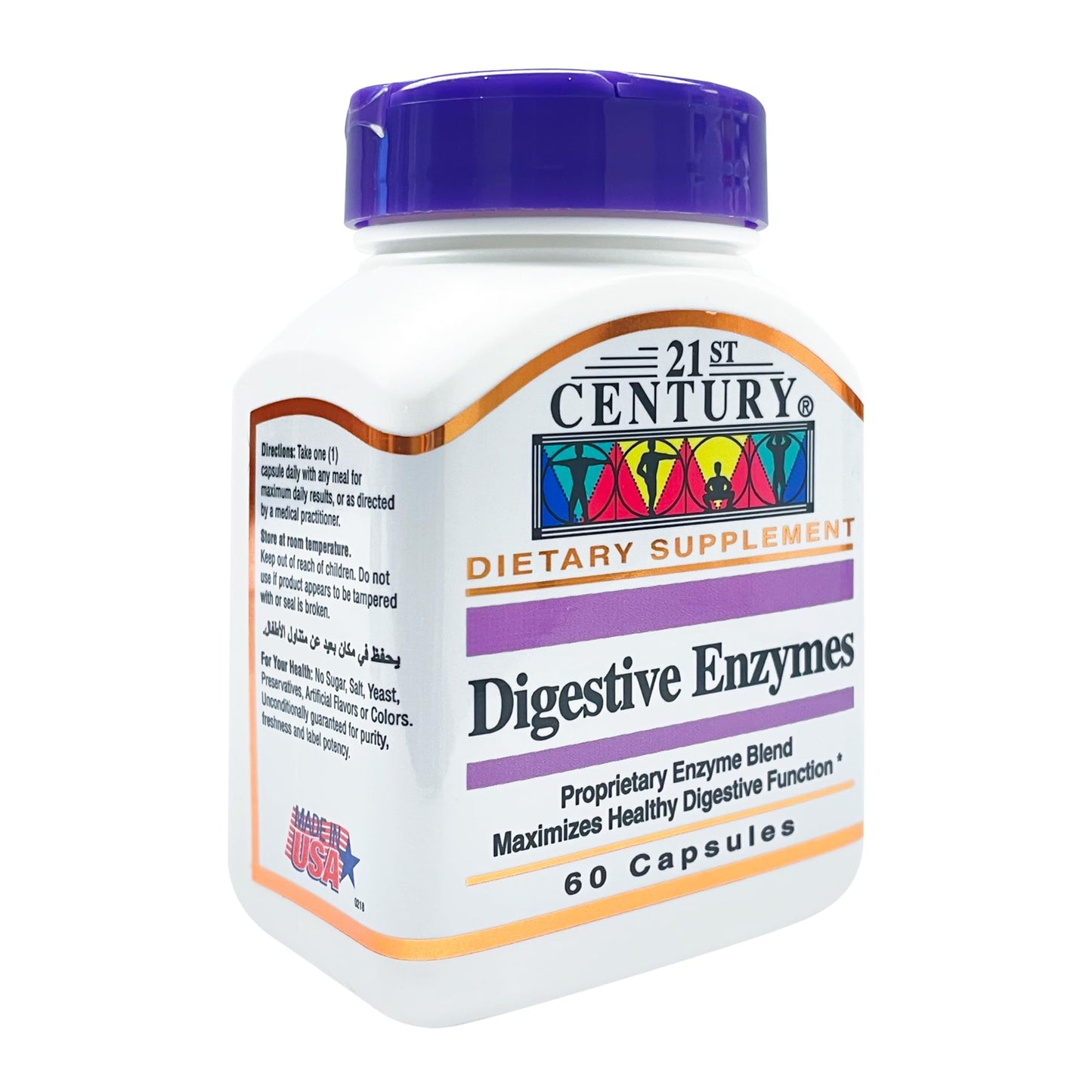 21st Century Digestive Enzymes 60 Capsules