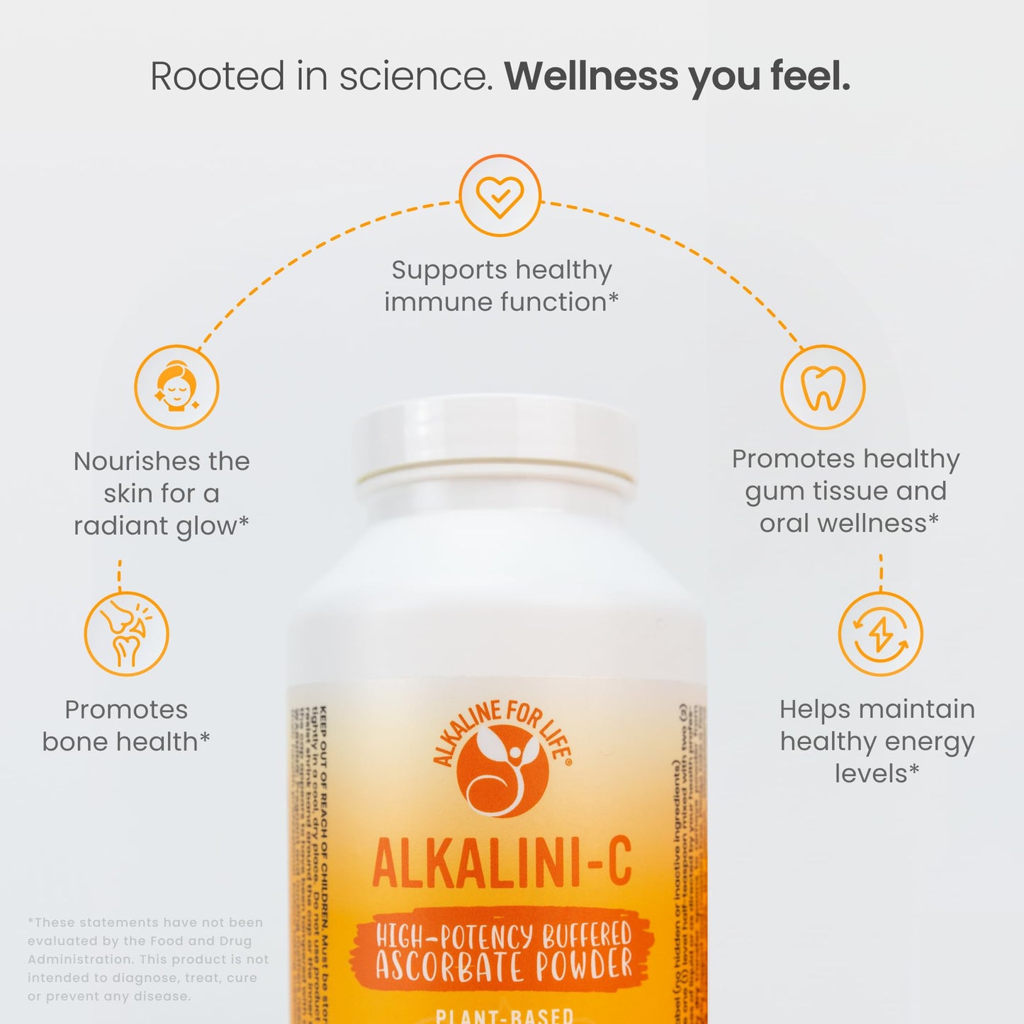 Alkaline for Life Buffered Vitamin C Powder 8 oz