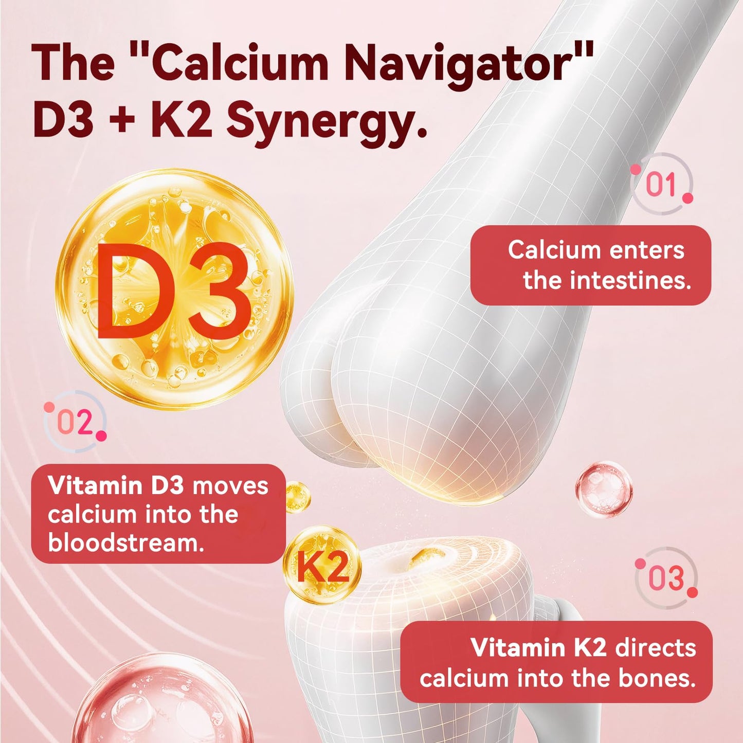 iMATCHME Vitamin D3 + K2 (MK-7) Gummies, 10,000 IU, 54 Gummies