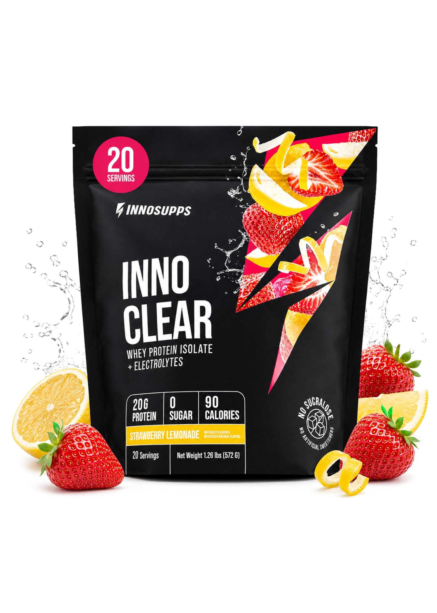 InnoSupps Inno Clear Whey Protein Powder 1.24 Pound