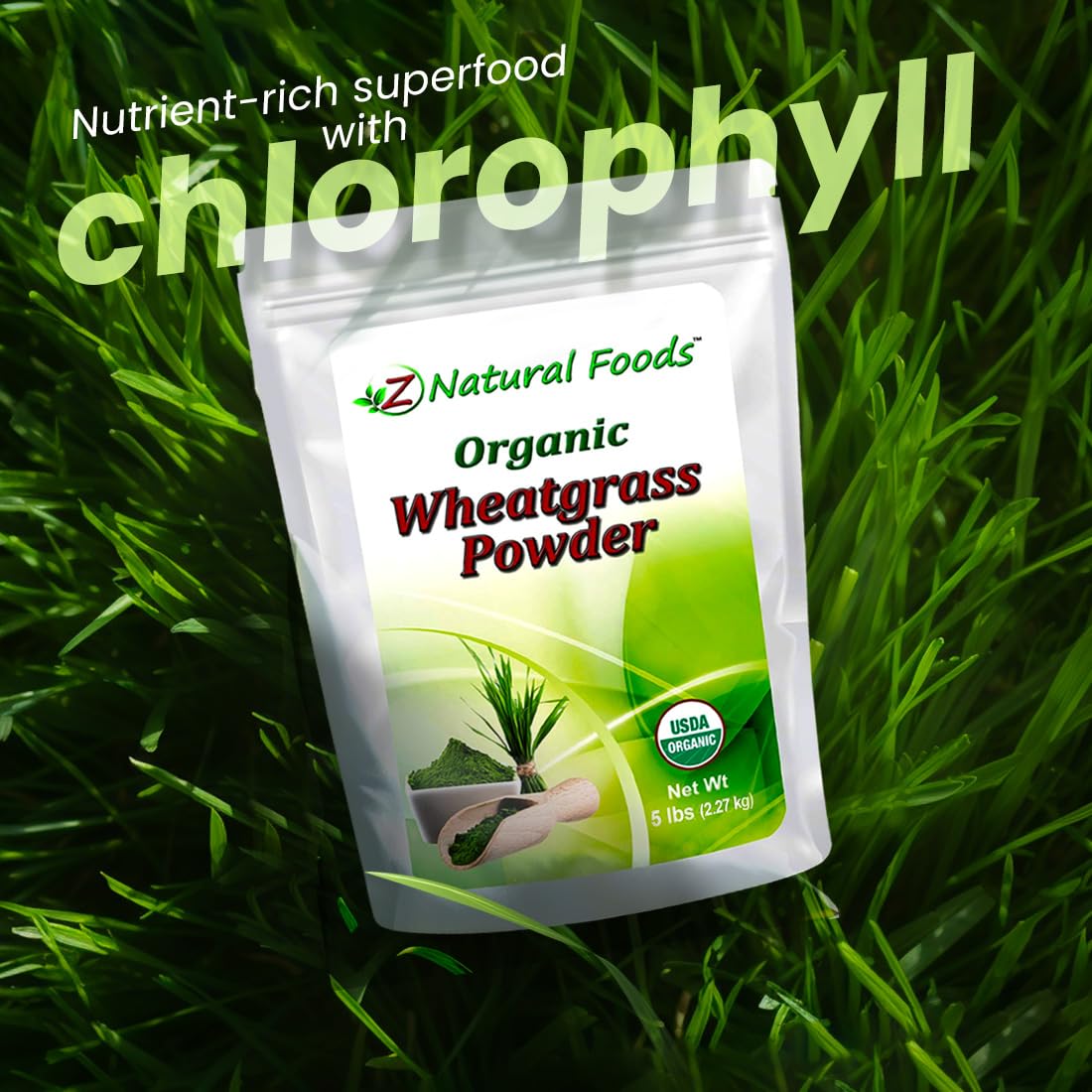 Z Natural Foods Organic Wheatgrass Powder 80 oz