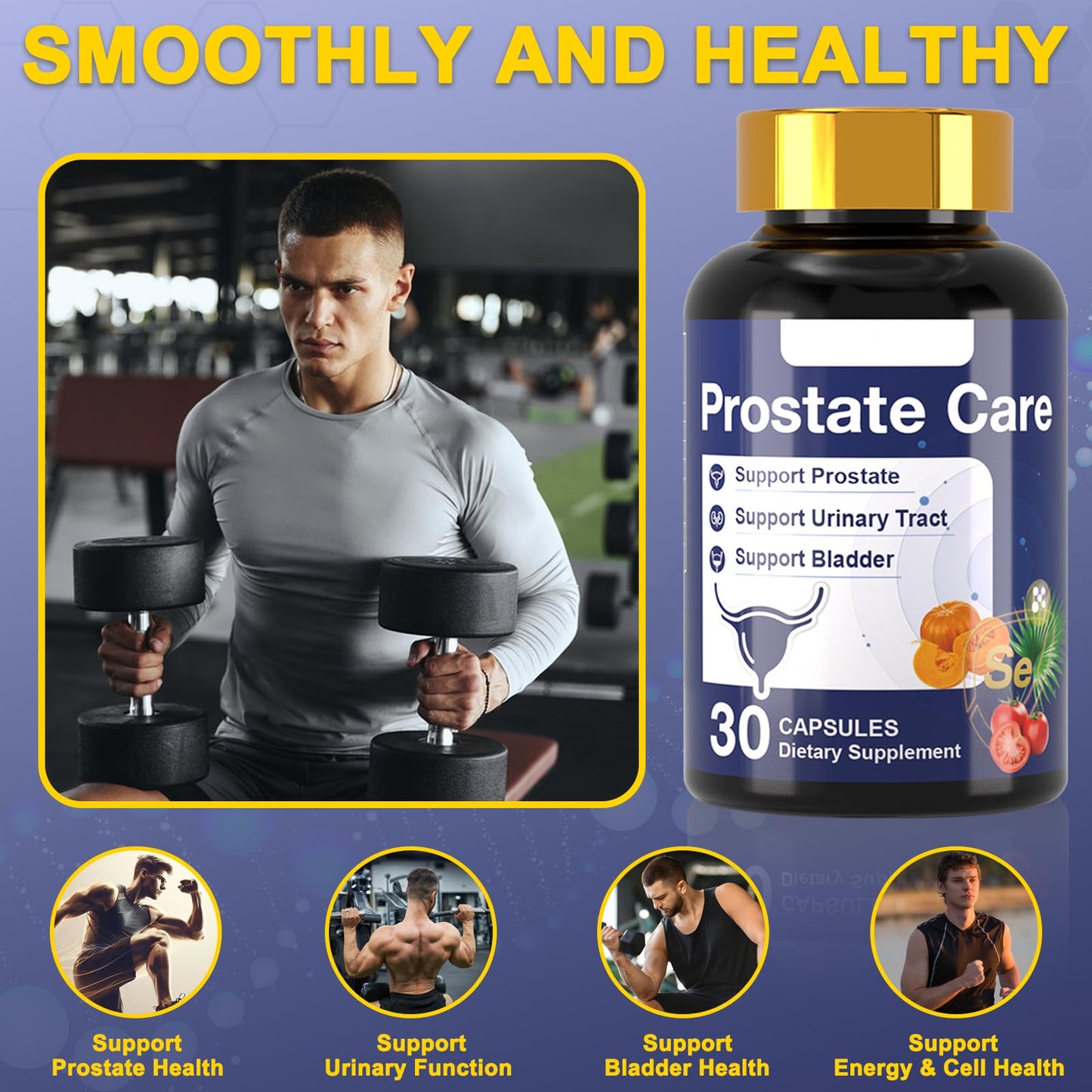 Dr. HR Prostate Care Supplement for Men Capsule 1 Count
