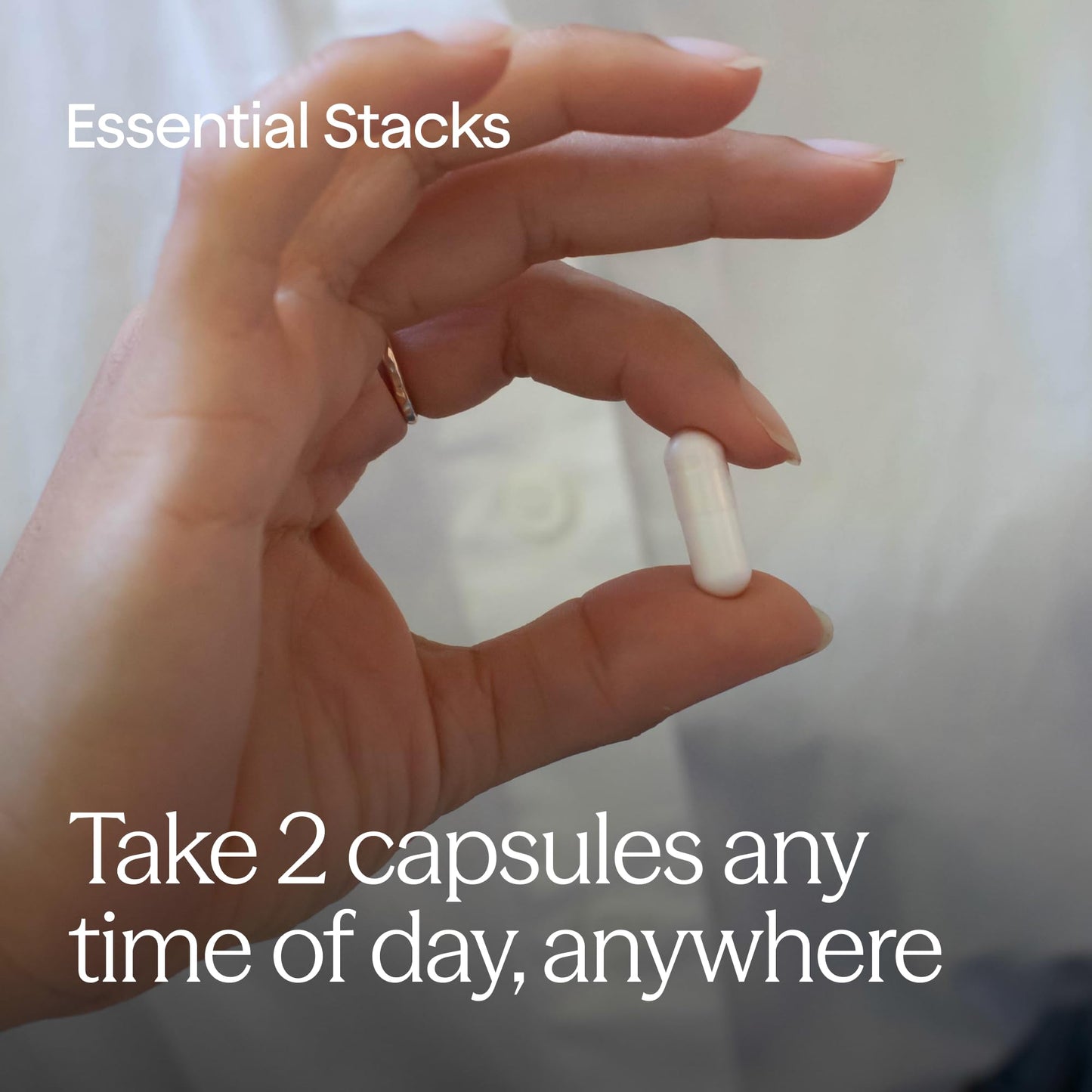 Essential Stacks Gut L-Glutamine 1000mg Capsules, 120 Capsules