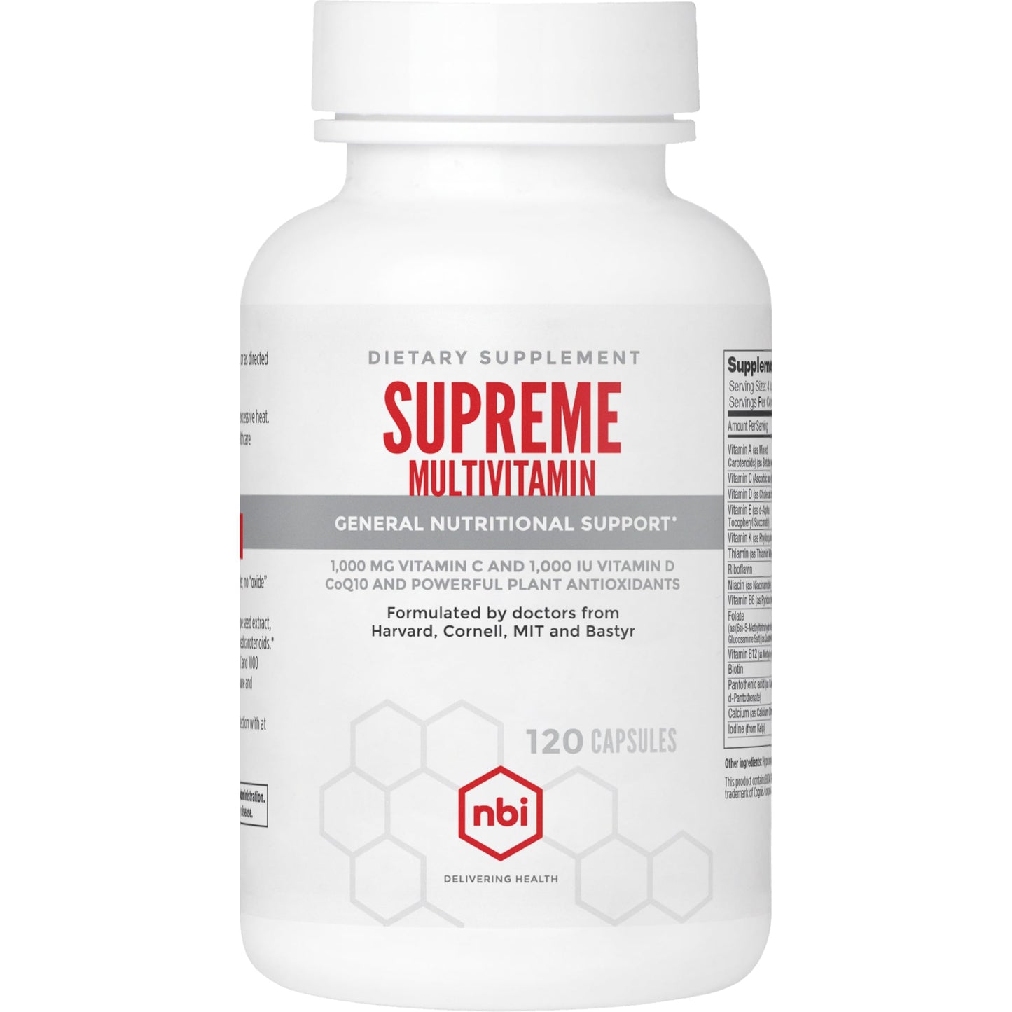 NBI Supreme Daily Multivitamin Capsule, 120 Count