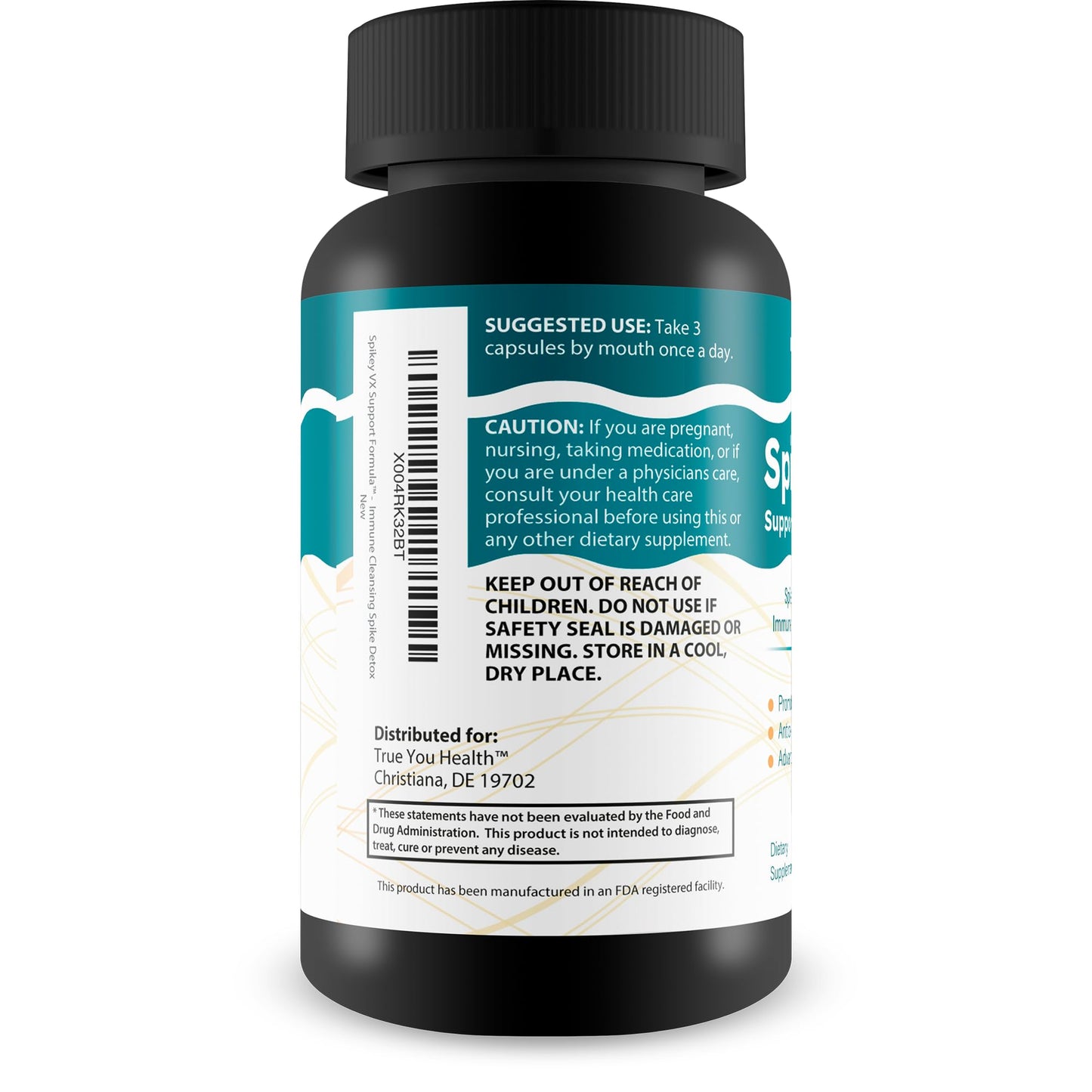 True You Health Spikey VX Support Formula Capsules 90 Count