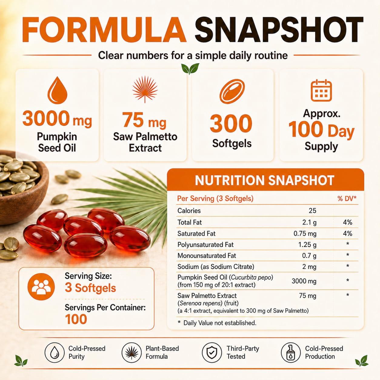 Healliance Pumpkin Seed Oil Softgels 300