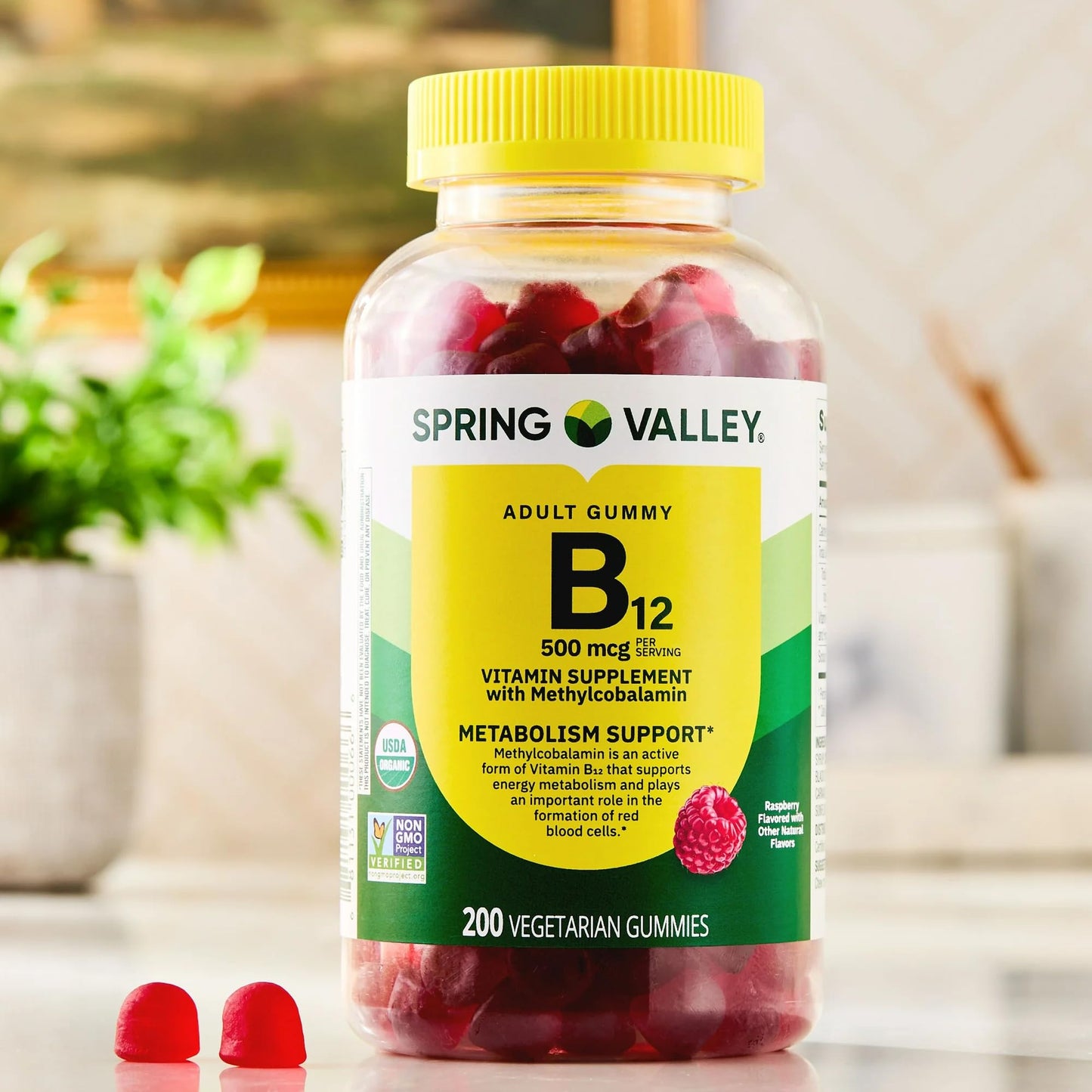 SUREFECT Vitamin B12 500mcg (as Methylcobalamin) Gummies, 100 Count