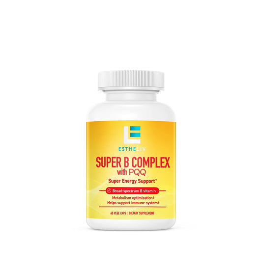 ESTHELIV Super B Complex with PQQ Capsule 60 Count