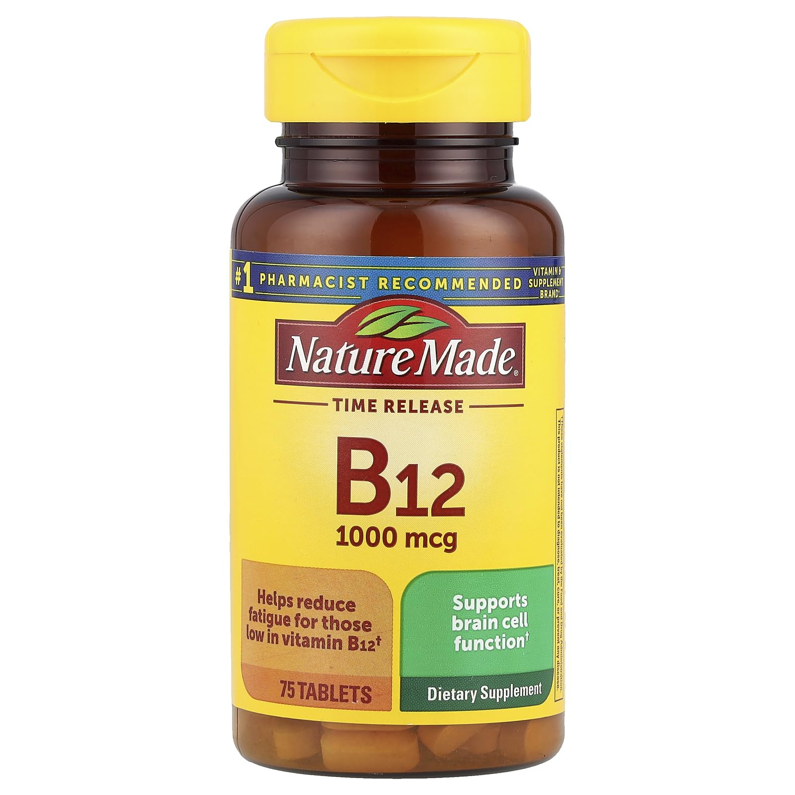 Nature Made Vitamin B-12 1000 mg Tablet, 75 Count