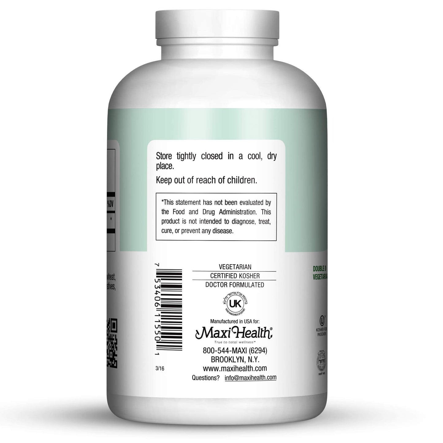 Maxi Health Empty 00 Capsules, 500 Count