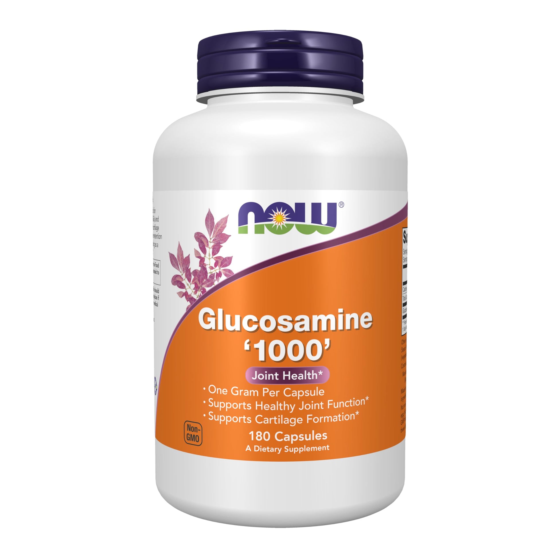 NOW Foods Glucosamine 1000 Capsule, 180 Veg Capsules