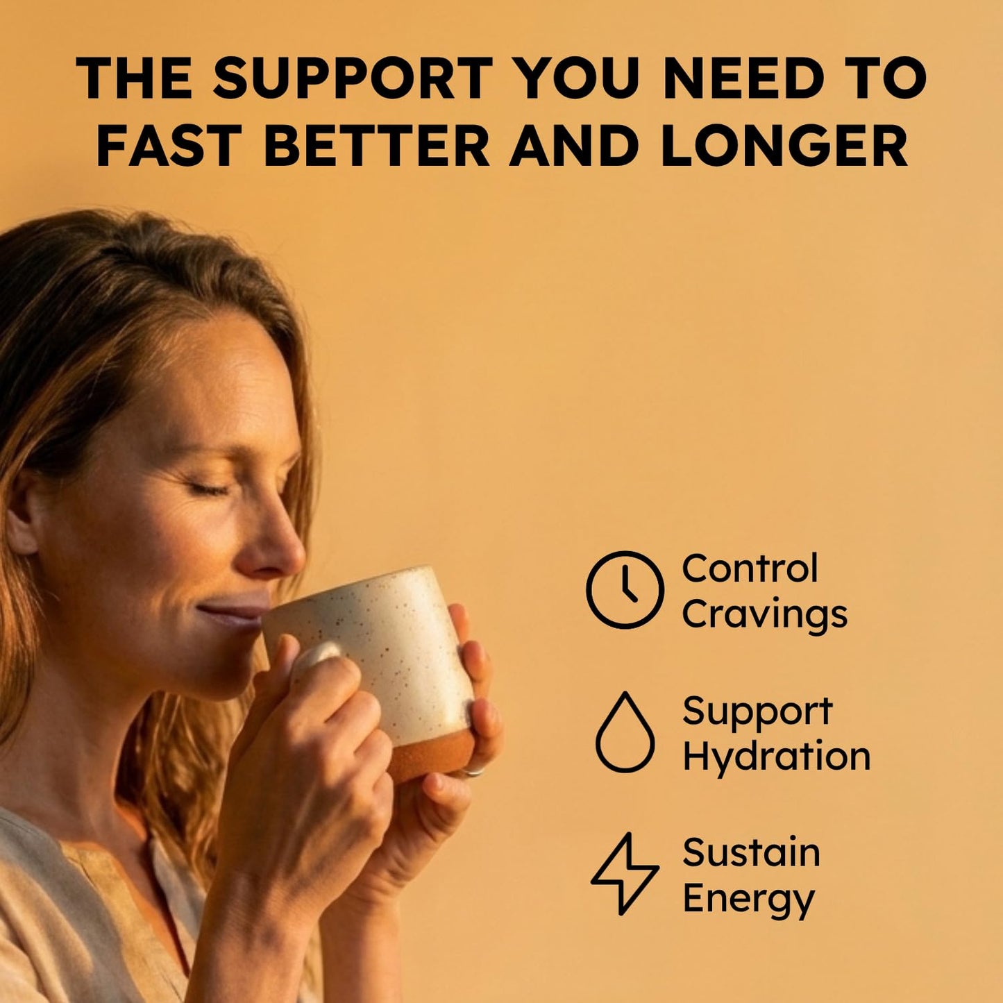 FSTN Chocolate Electrolytes Fasting Supplement – Crave Killer, Hydration & Energy – Zero-Sugar, Plus Ketones & Organic Cocoa, Powder, 8.95 Ounce