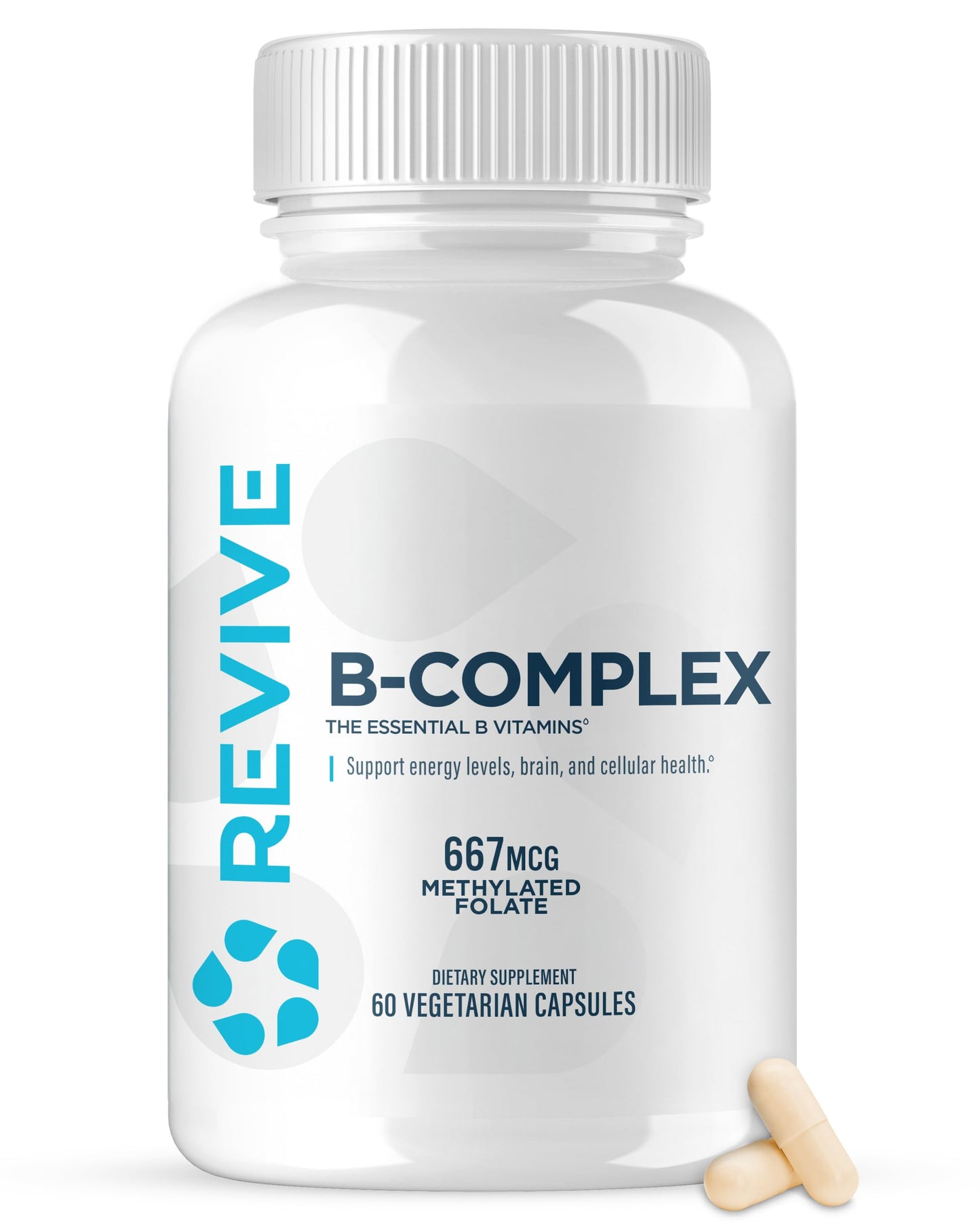 Revive Vitamin B Complex Capsules, 60 Count