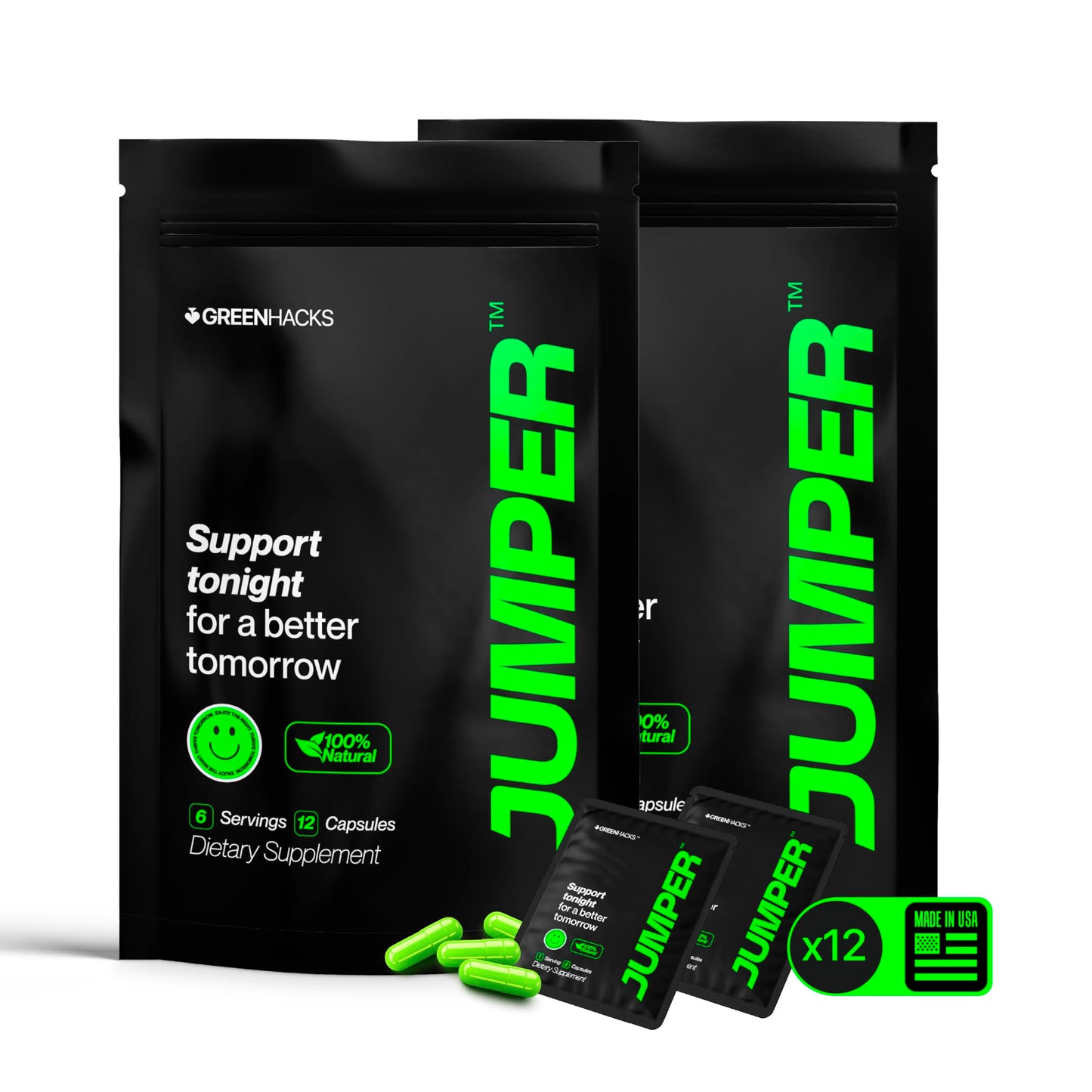 RawHarvest Hangover Support Wellness Supplement Capsules 6