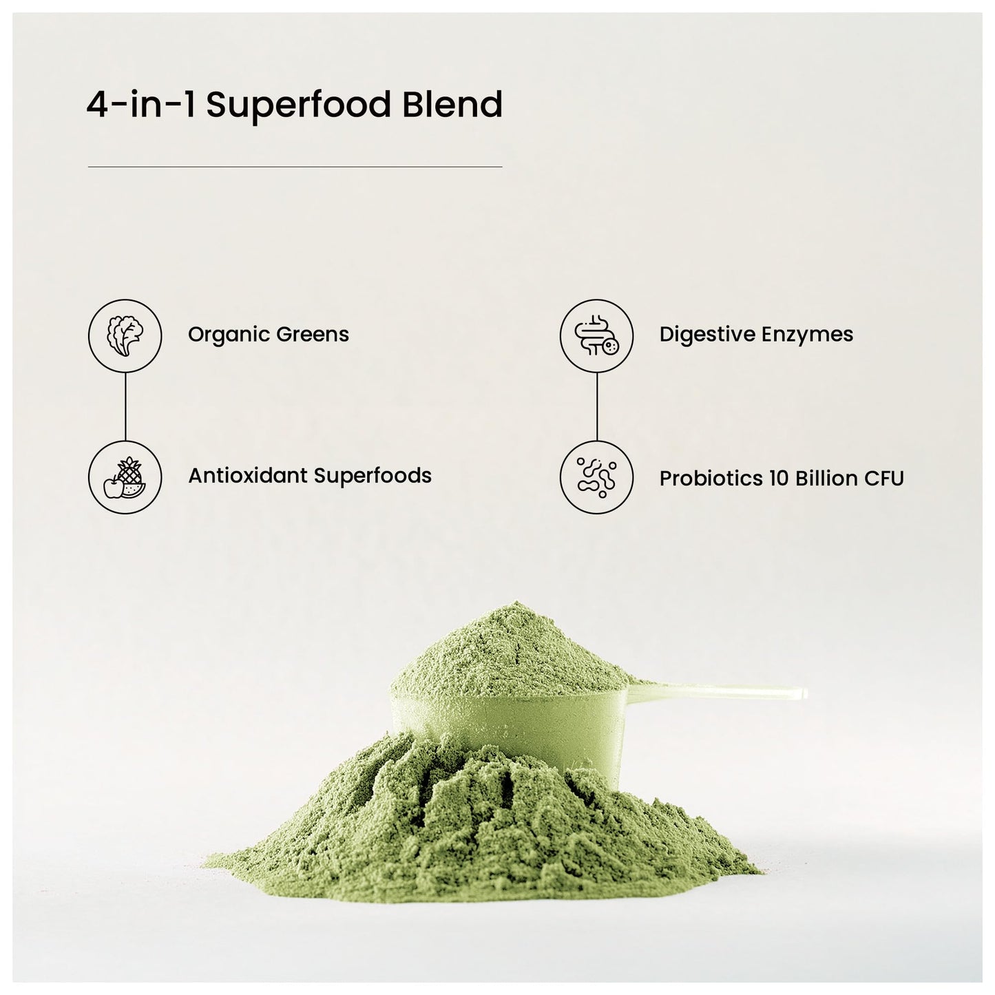 NutraChamps Super Greens Premium Superfood Powder 9 Ounces