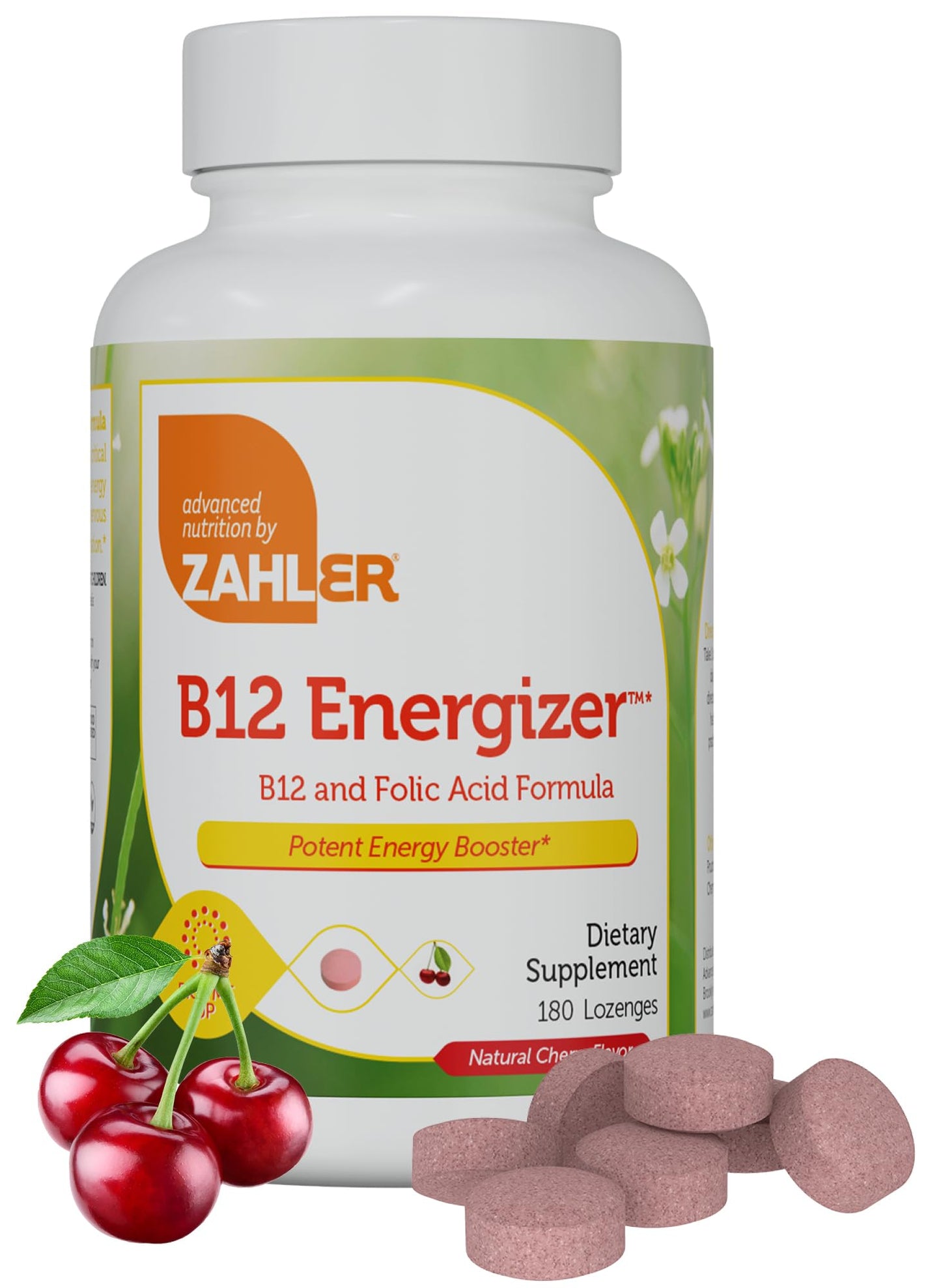 Zahler Energizer Vitamin B12 5000 mcg Tablet, 180 Count