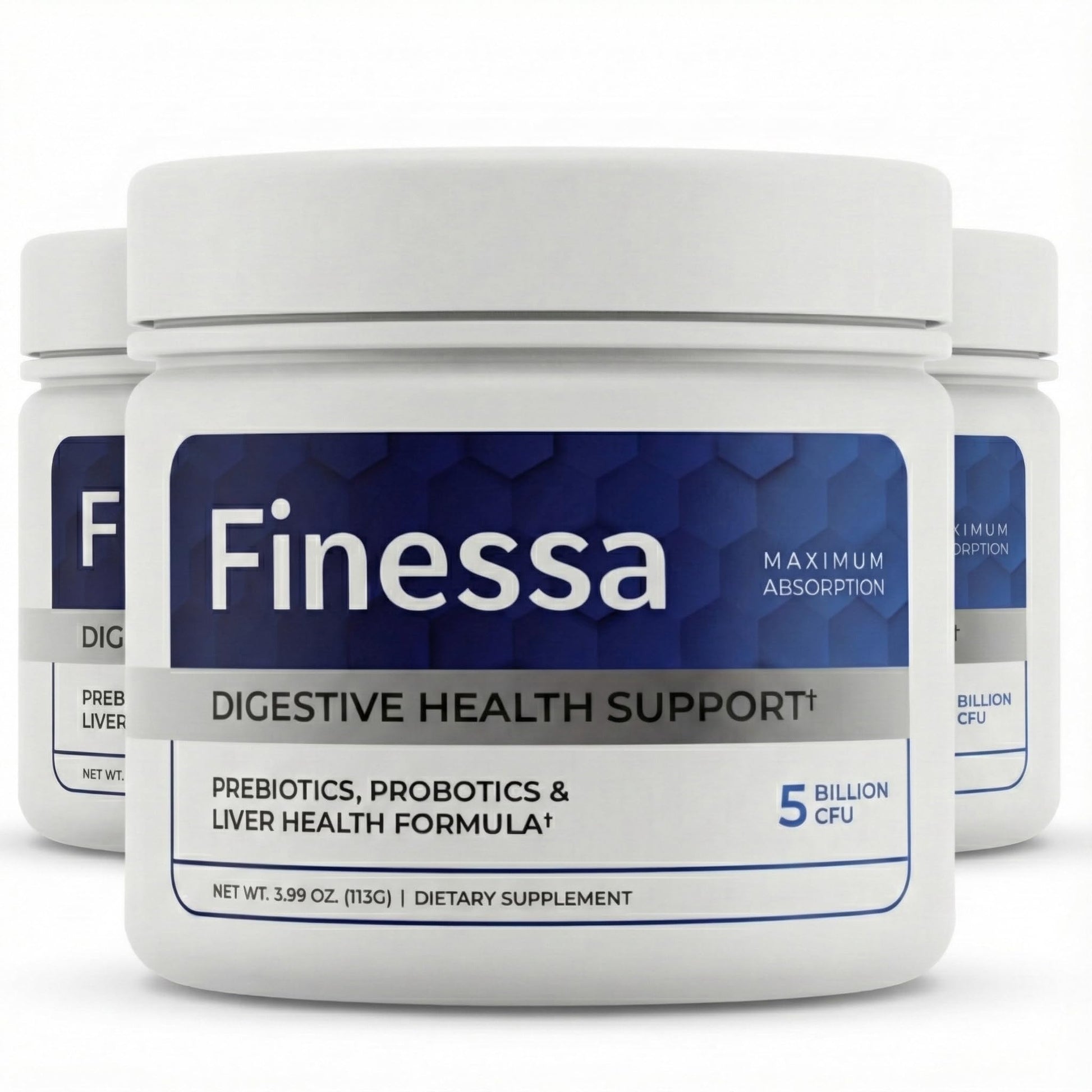 Finessa Digestive Probiotic Drink Powder 3.99 Ounce (Pack of 3)