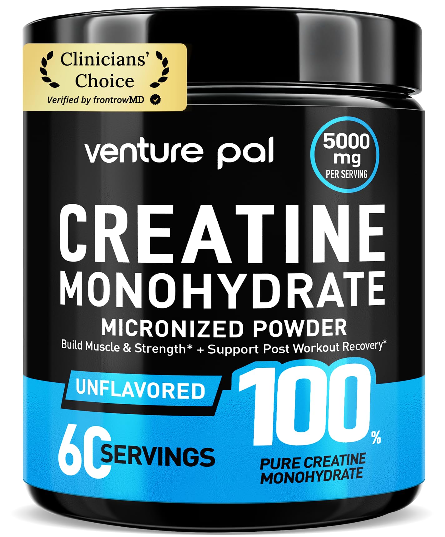 Venture Pal 100% Pure Micronized Creatine Monohydrate Powder, 10.6