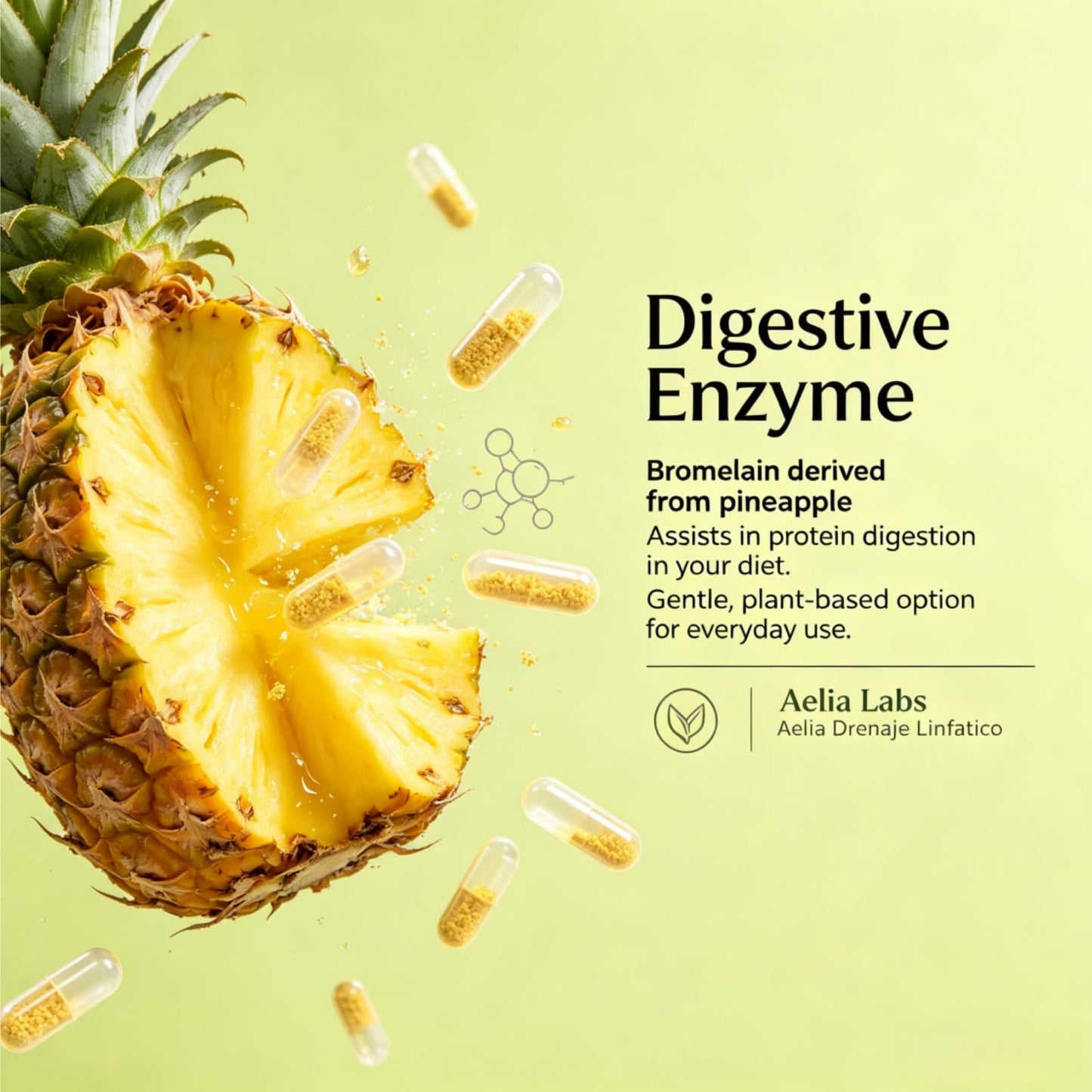 Aelia Labs Drenaje Linfatico Capsule 60 Count